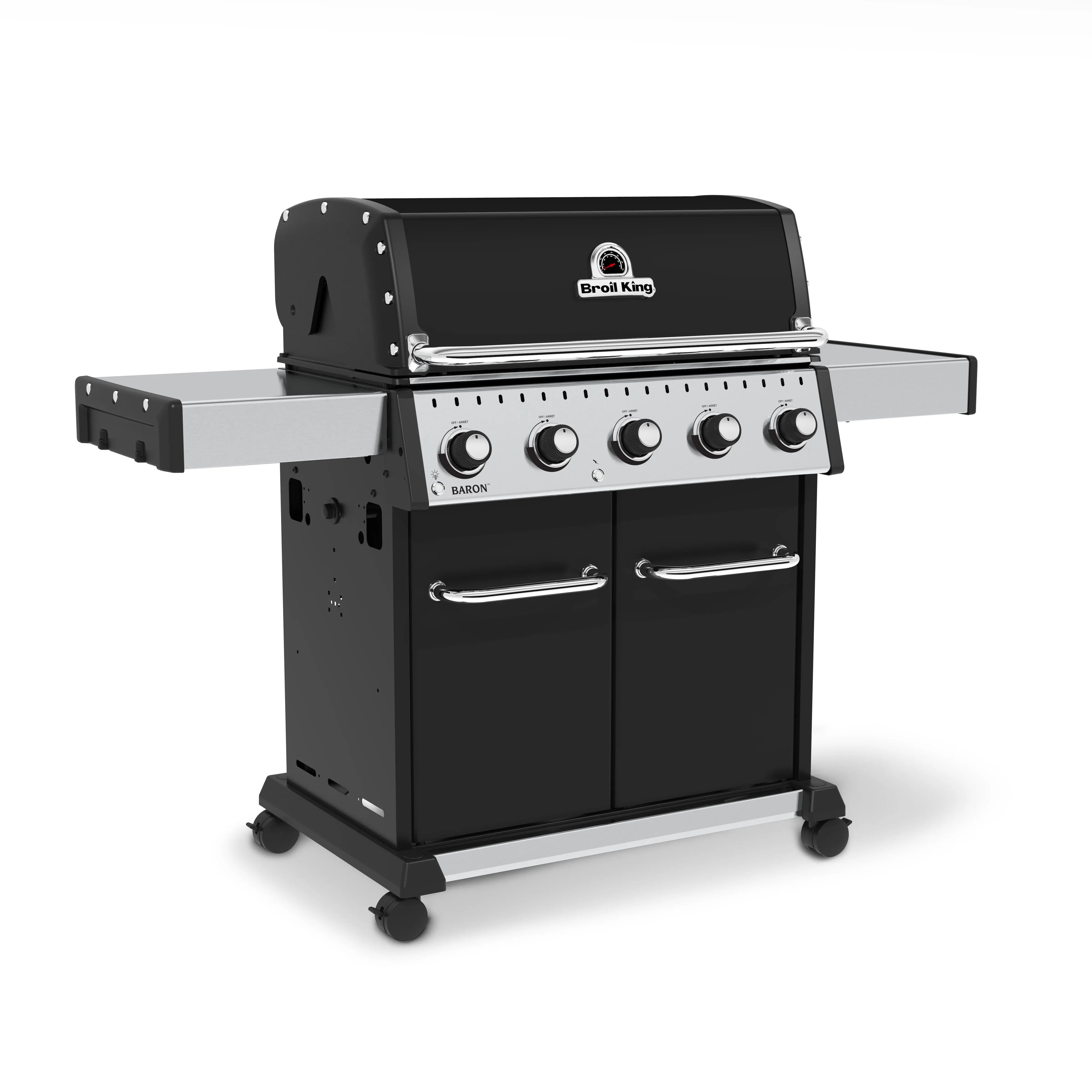 Broil King Baron 520 PRO Freestanding Grill, 5-Burner w/Side Burner Broil King