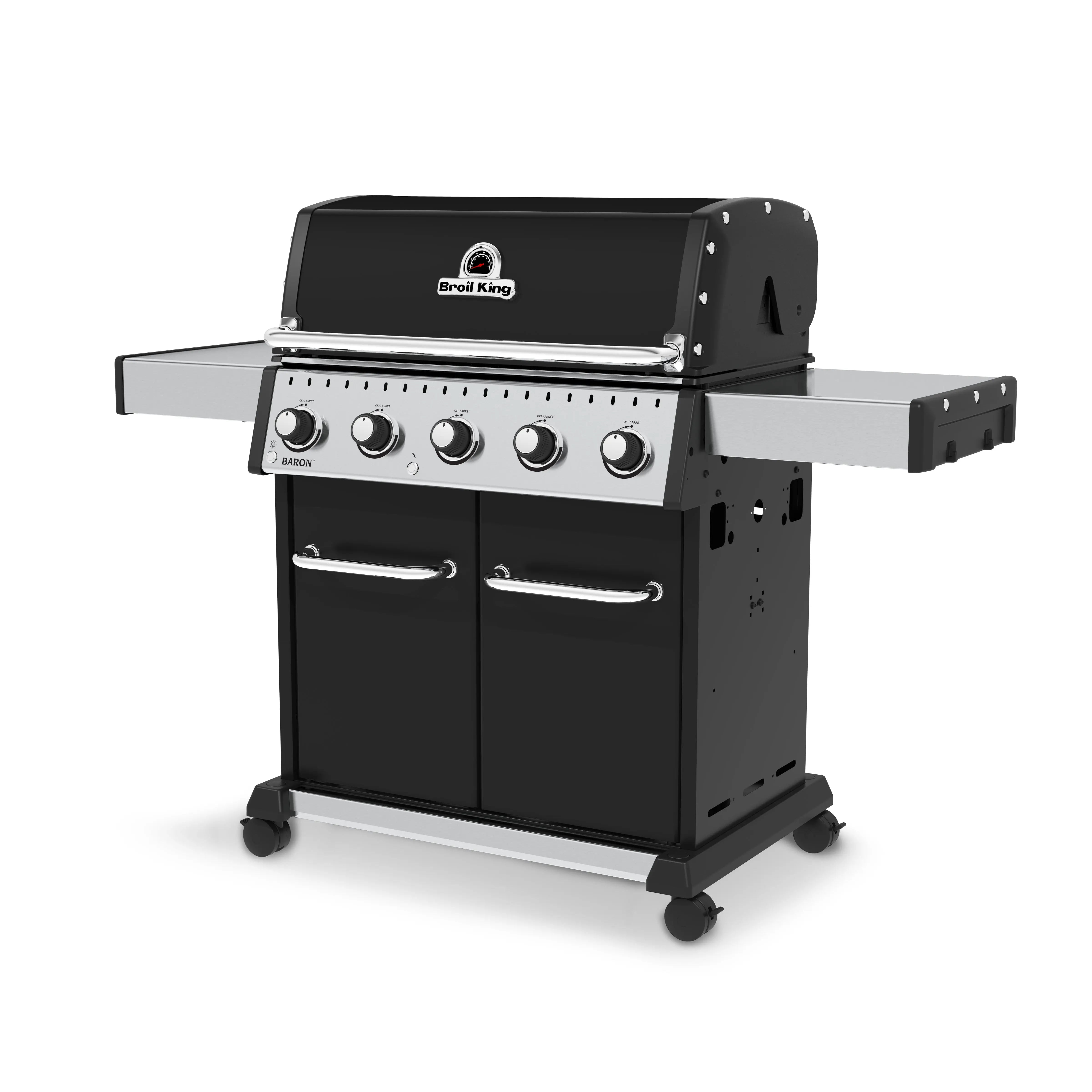 Broil King Baron 520 PRO Freestanding Grill, 5-Burner w/Side Burner Broil King