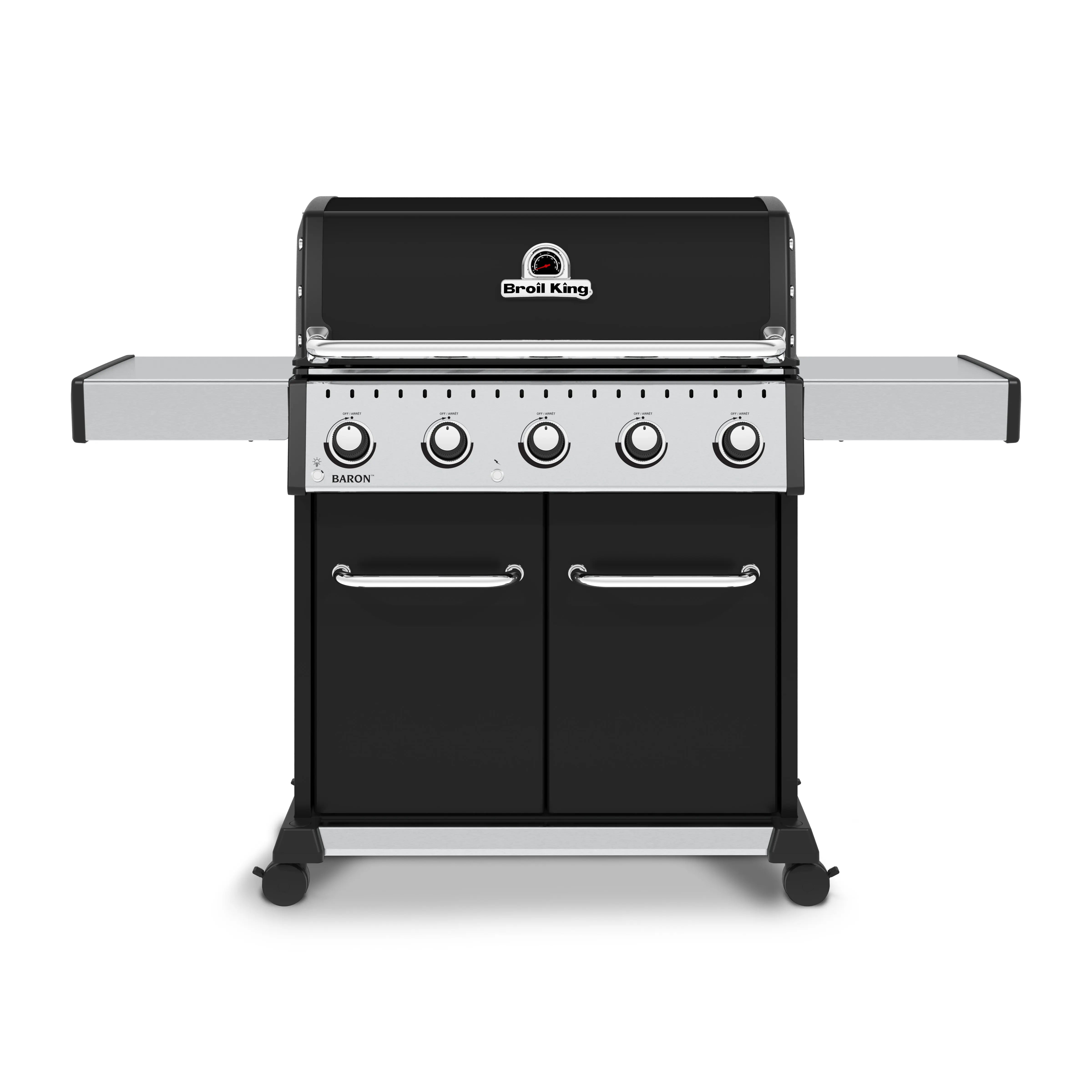 Broil King Baron 520 PRO Freestanding Grill, 5-Burner w/Side Burner Broil King