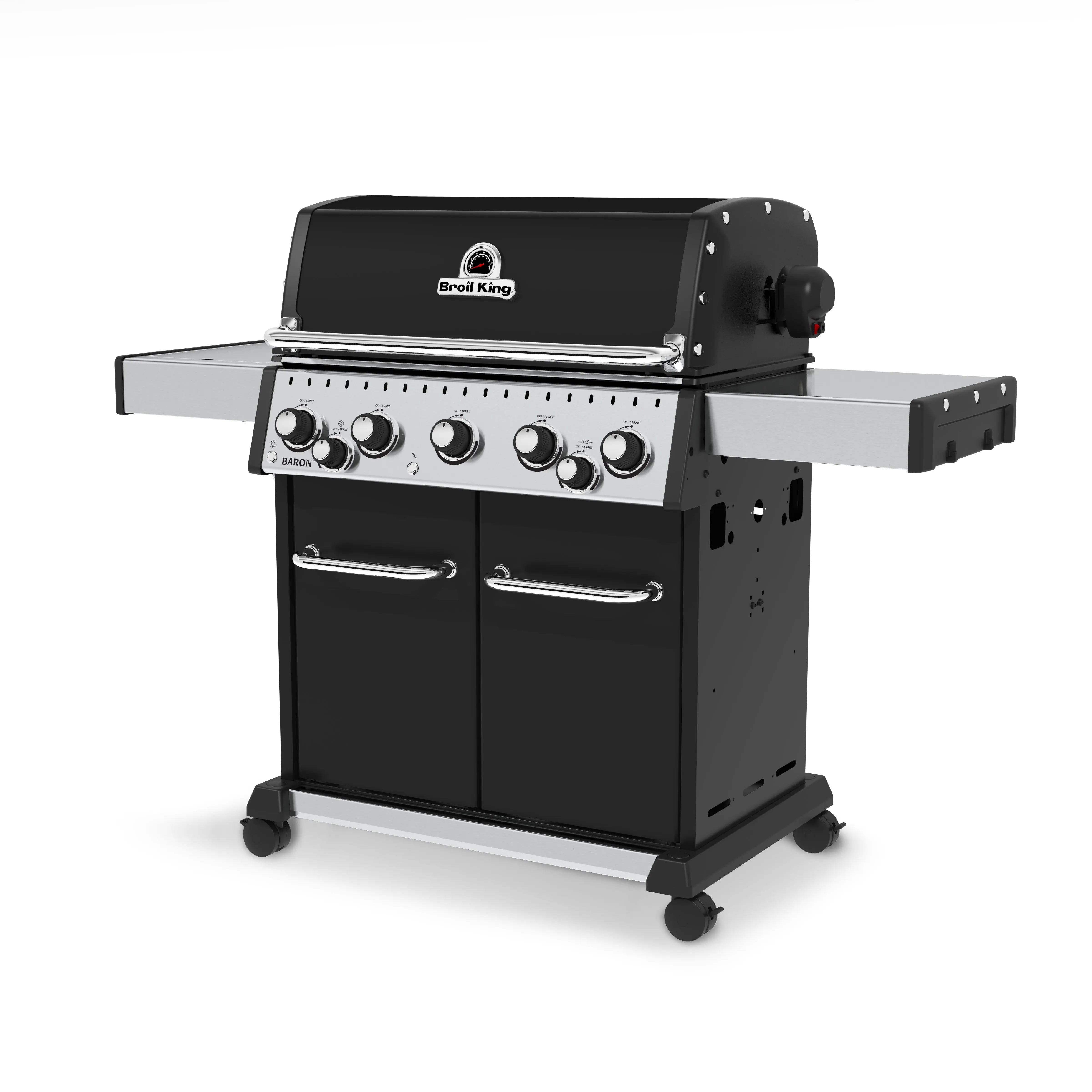 Broil King Baron 590 PRO Freestanding Gas Grill - 5-Burner w/Rotisserie & Side Burner Broil King