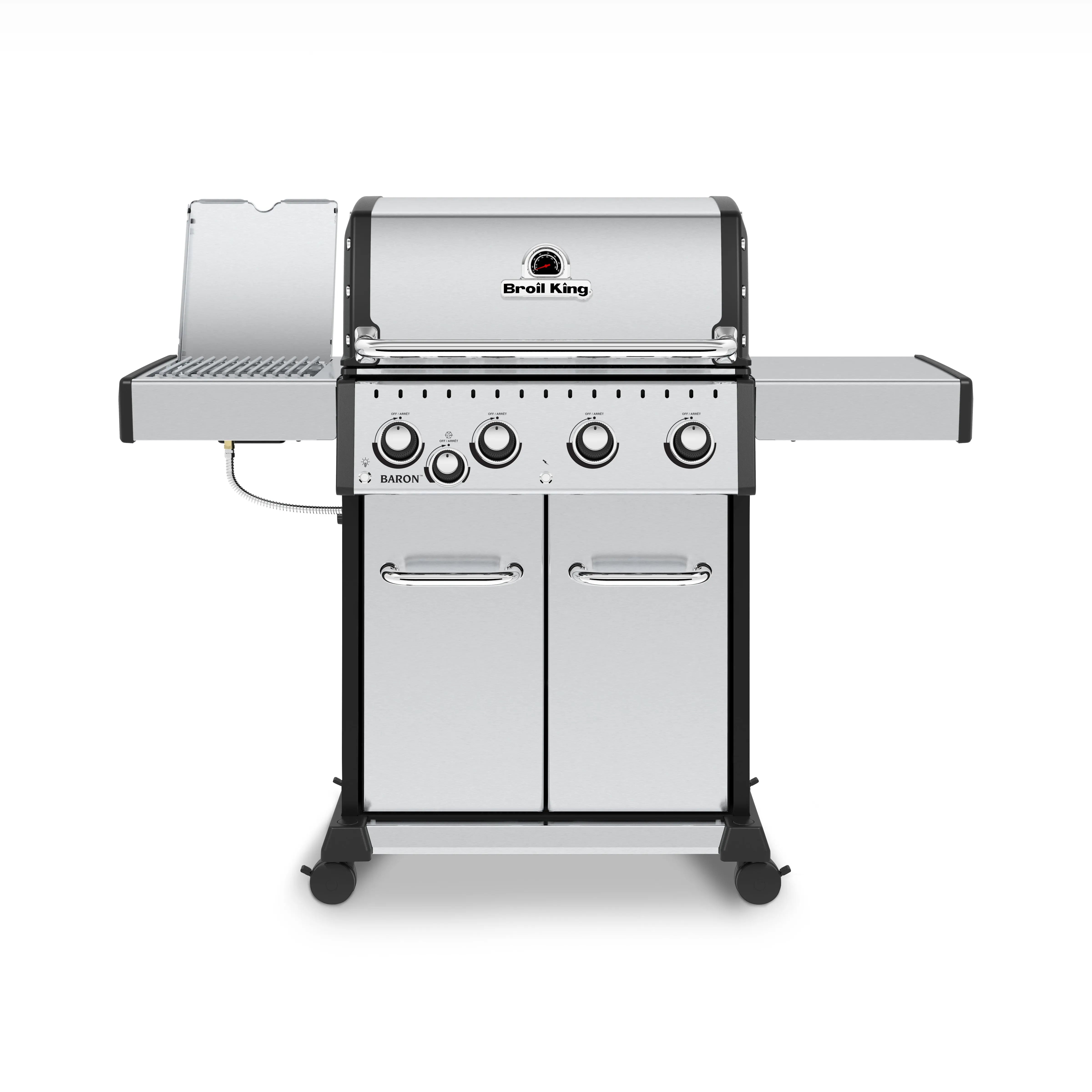 Broil King Baron S 440 PRO IR 4-Burner Grill -  w/Infrared Side Burner Broil King