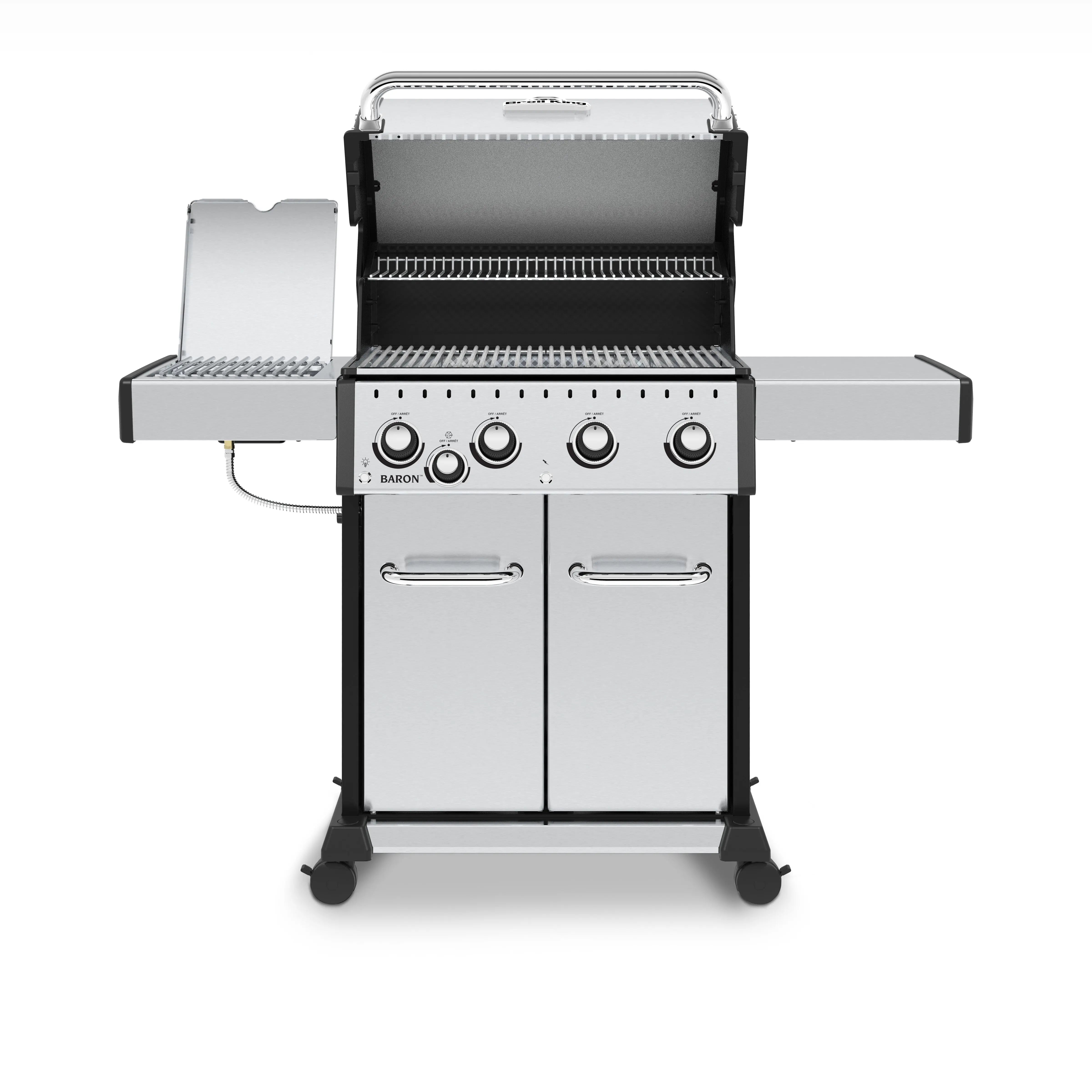 Broil King Baron S 440 PRO IR 4-Burner Grill -  w/Infrared Side Burner Broil King