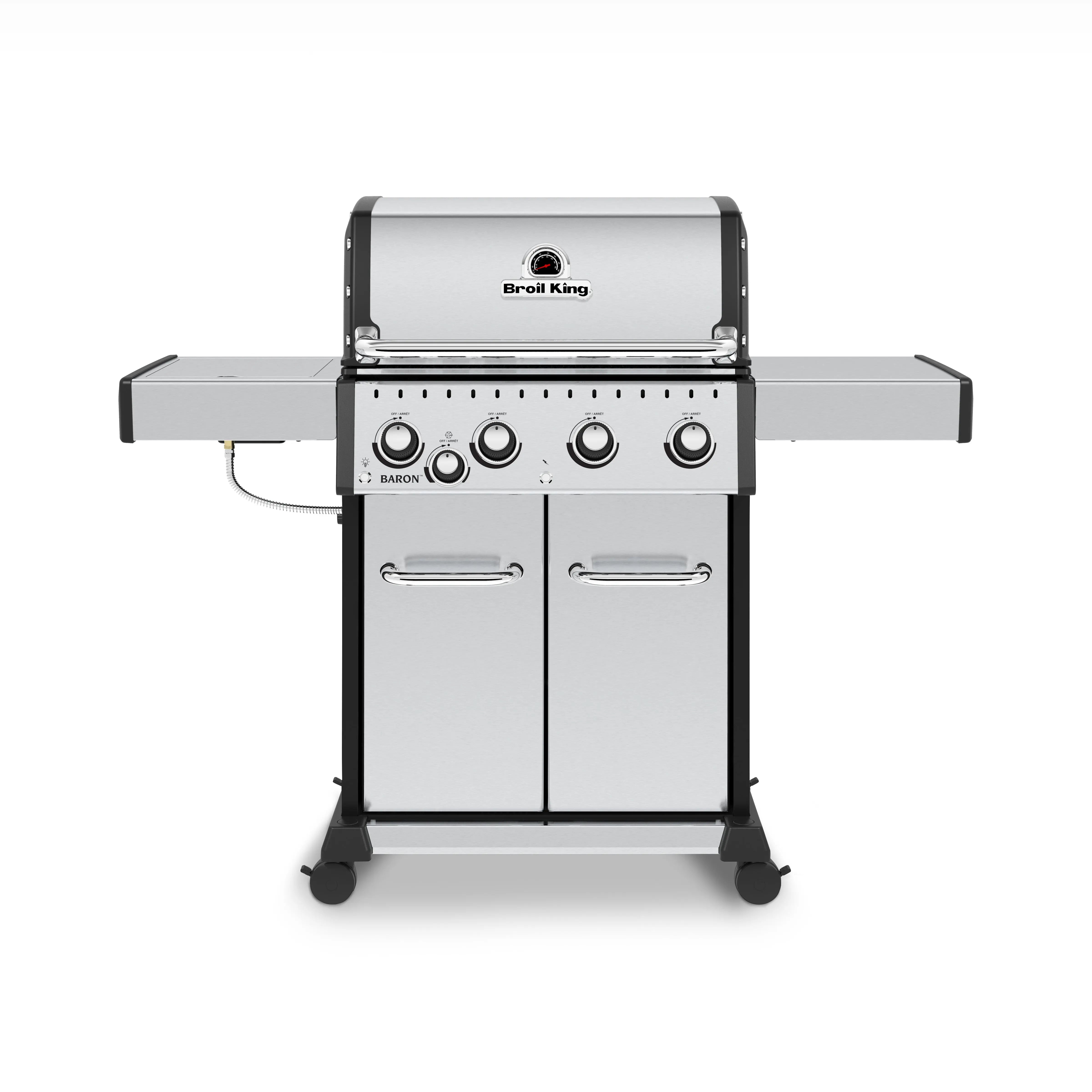 Broil King Baron S 440 PRO IR 4-Burner Grill -  w/Infrared Side Burner Broil King