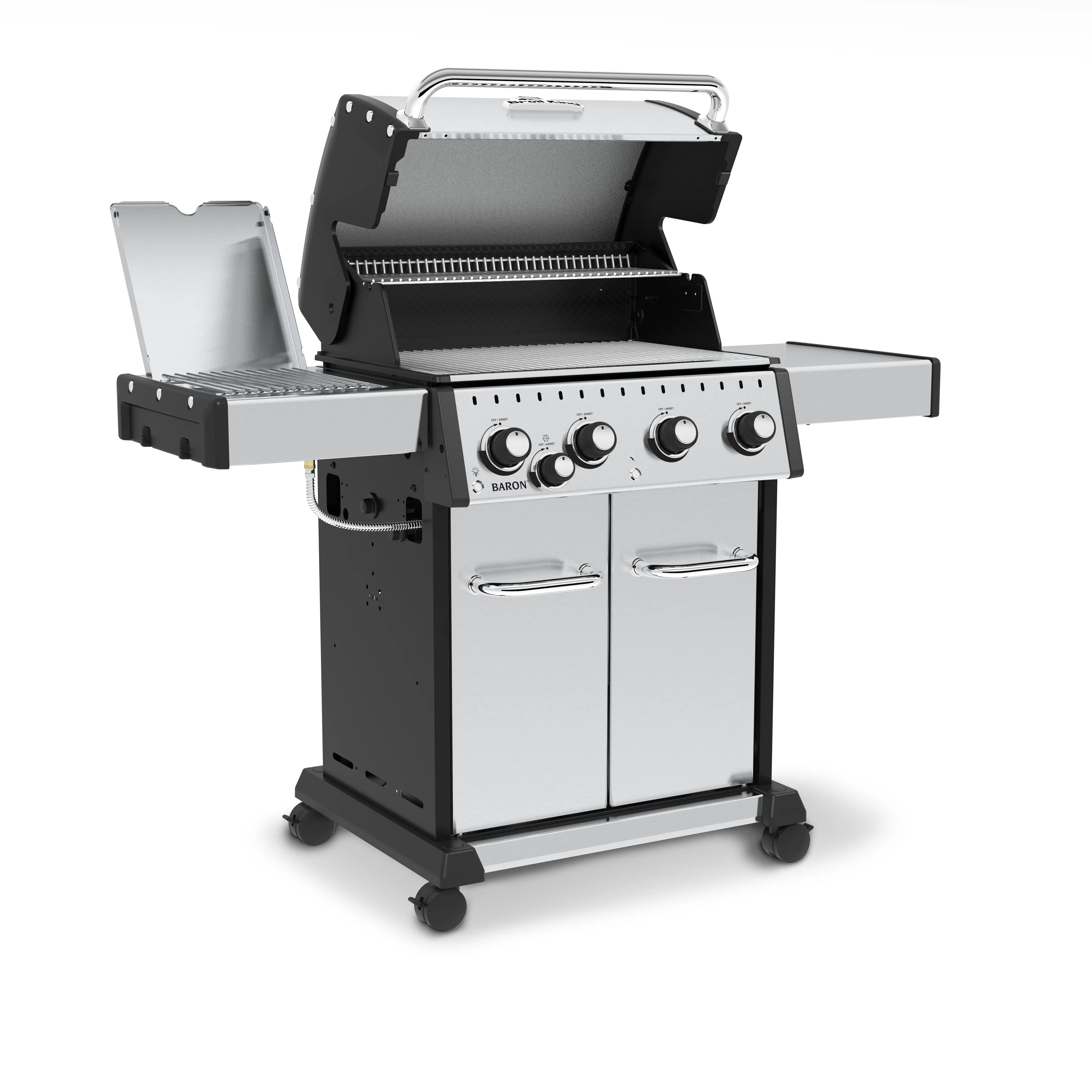 Broil King Baron S 440 PRO IR 4-Burner Grill -  w/Infrared Side Burner Broil King