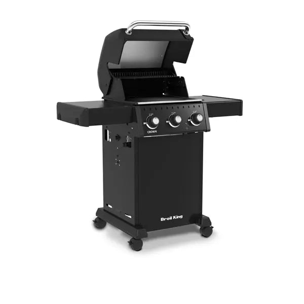 Broil King Crown 310 46" 3-Burner Black Propane Gas Grill Broil King