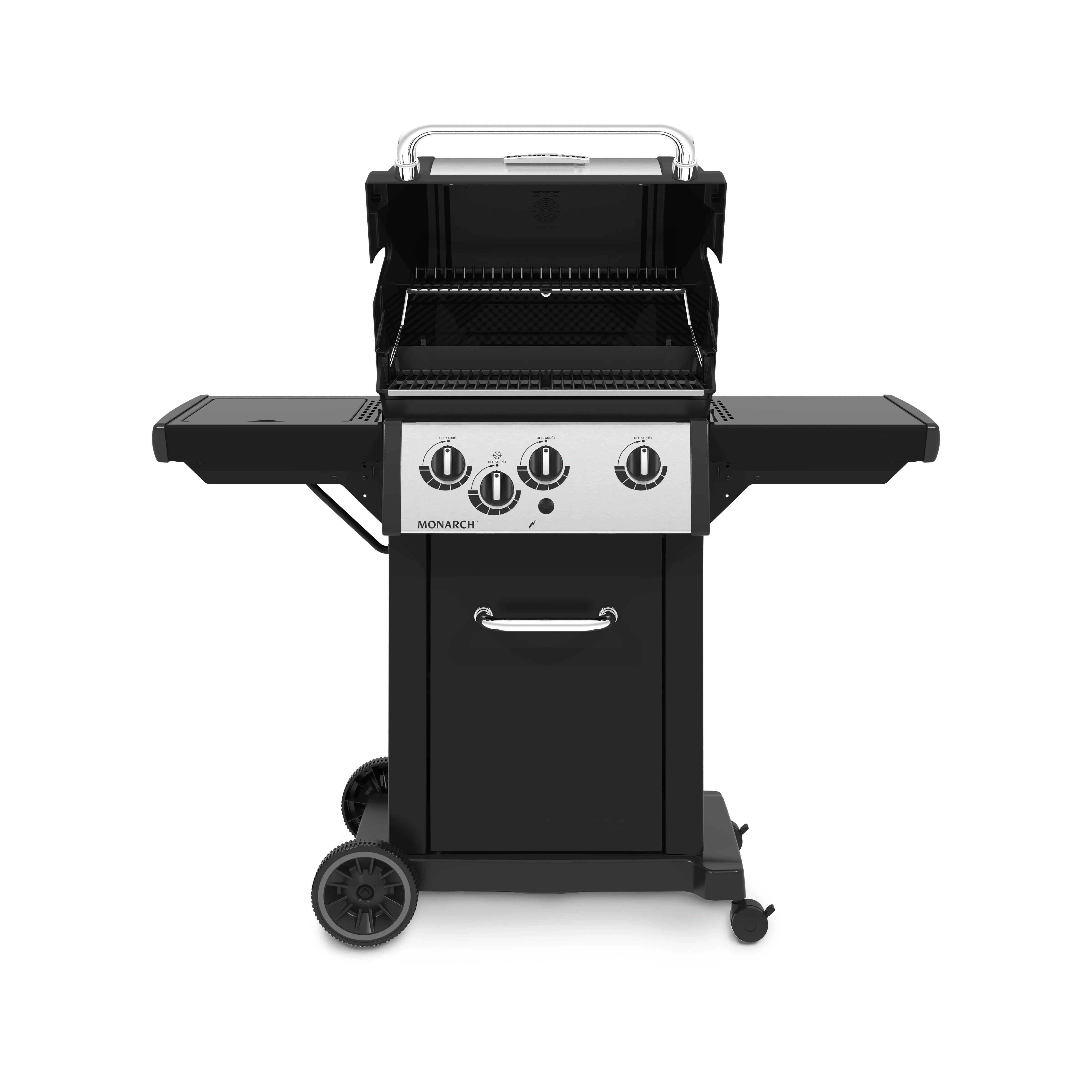 Broil King Monarch 340 3-Burner Freestanding Grill with Side Burner Broil King