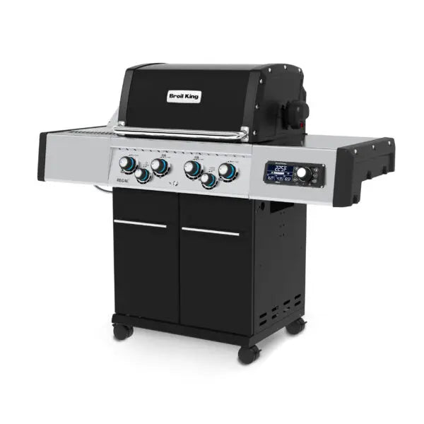 Broil King Regal Q 490 Pro IR 63" Black Propane Gas Grill With iQue Technology Broil King