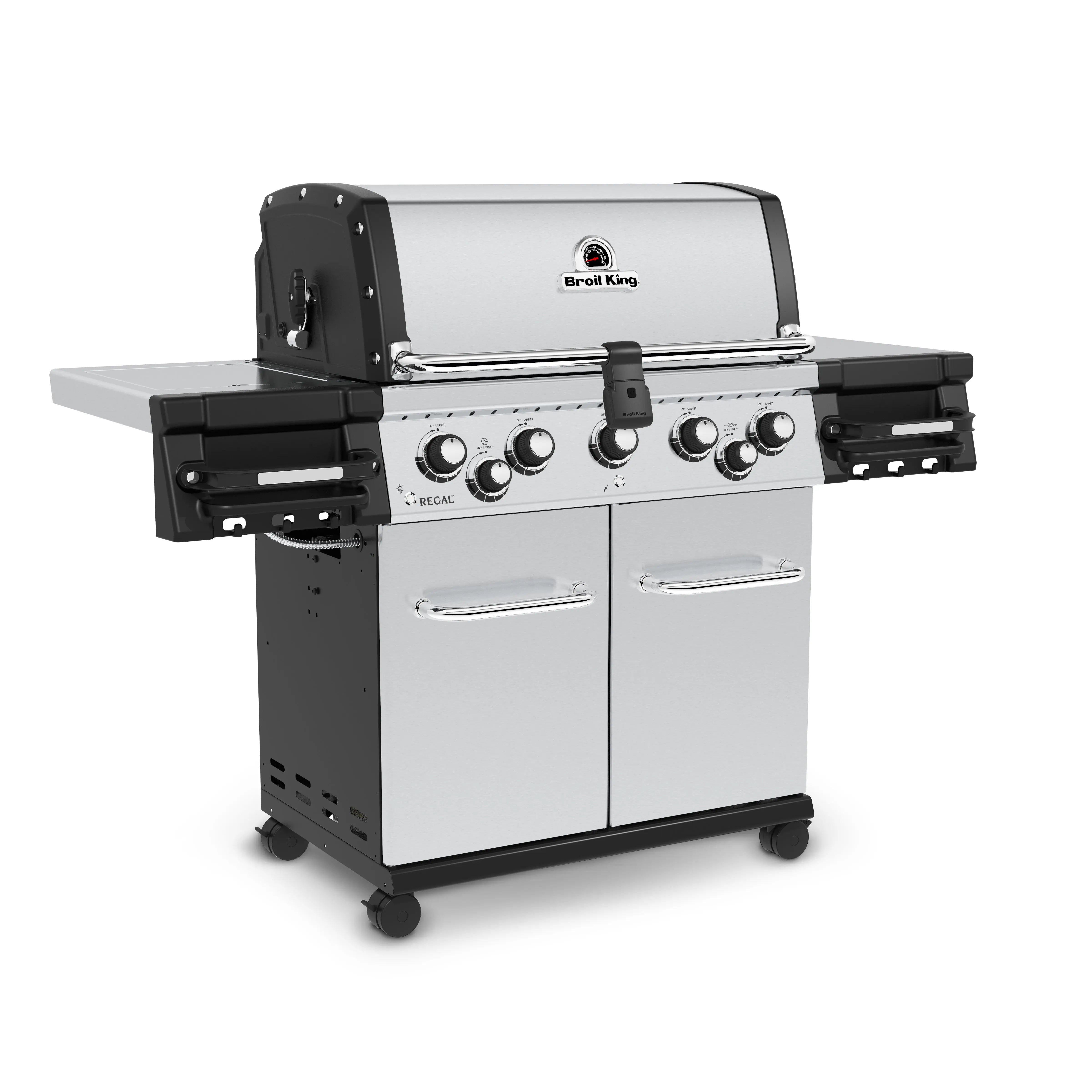 Broil King Regal S 590 Pro 5-Burner Gas Grill - Side Burner & Rotisserie Broil King