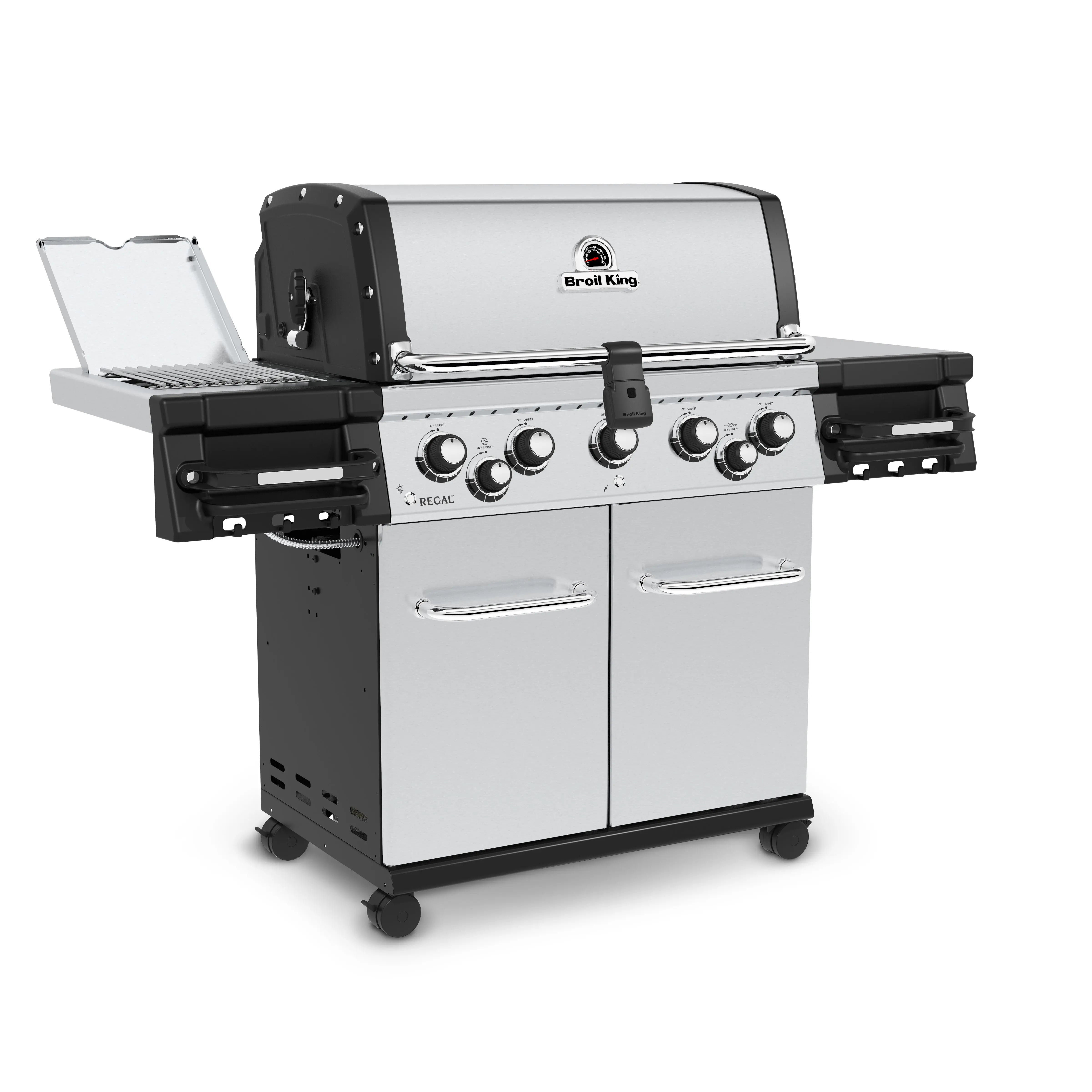 Broil King Regal S 590 Pro 5-Burner Gas Grill - with Infrared Side Burner & Rotisserie" Broil King
