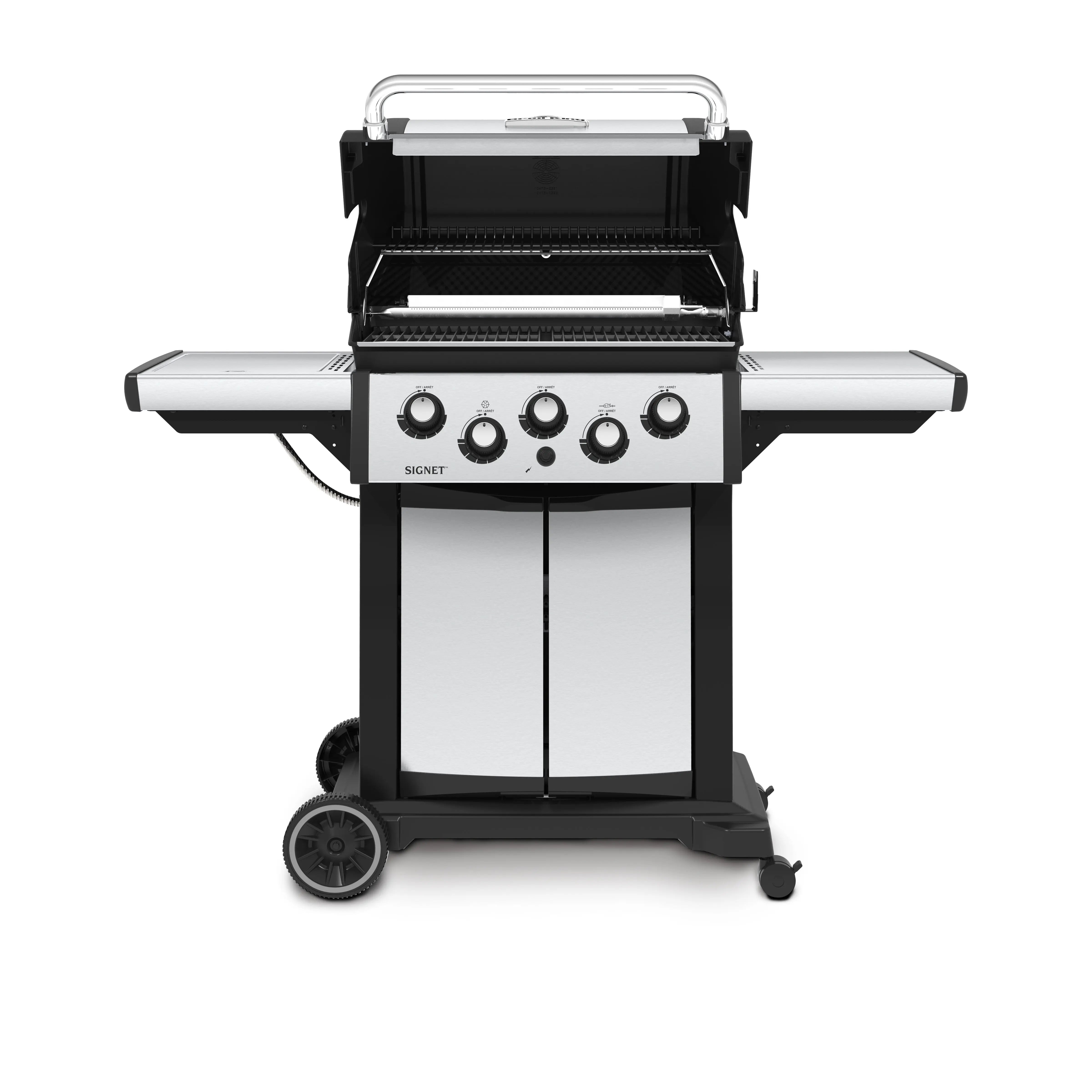 Broil King Signet 390 3-Burner Freestanding Gas Grill - w/ Side & Rotisserie Burners Broil King