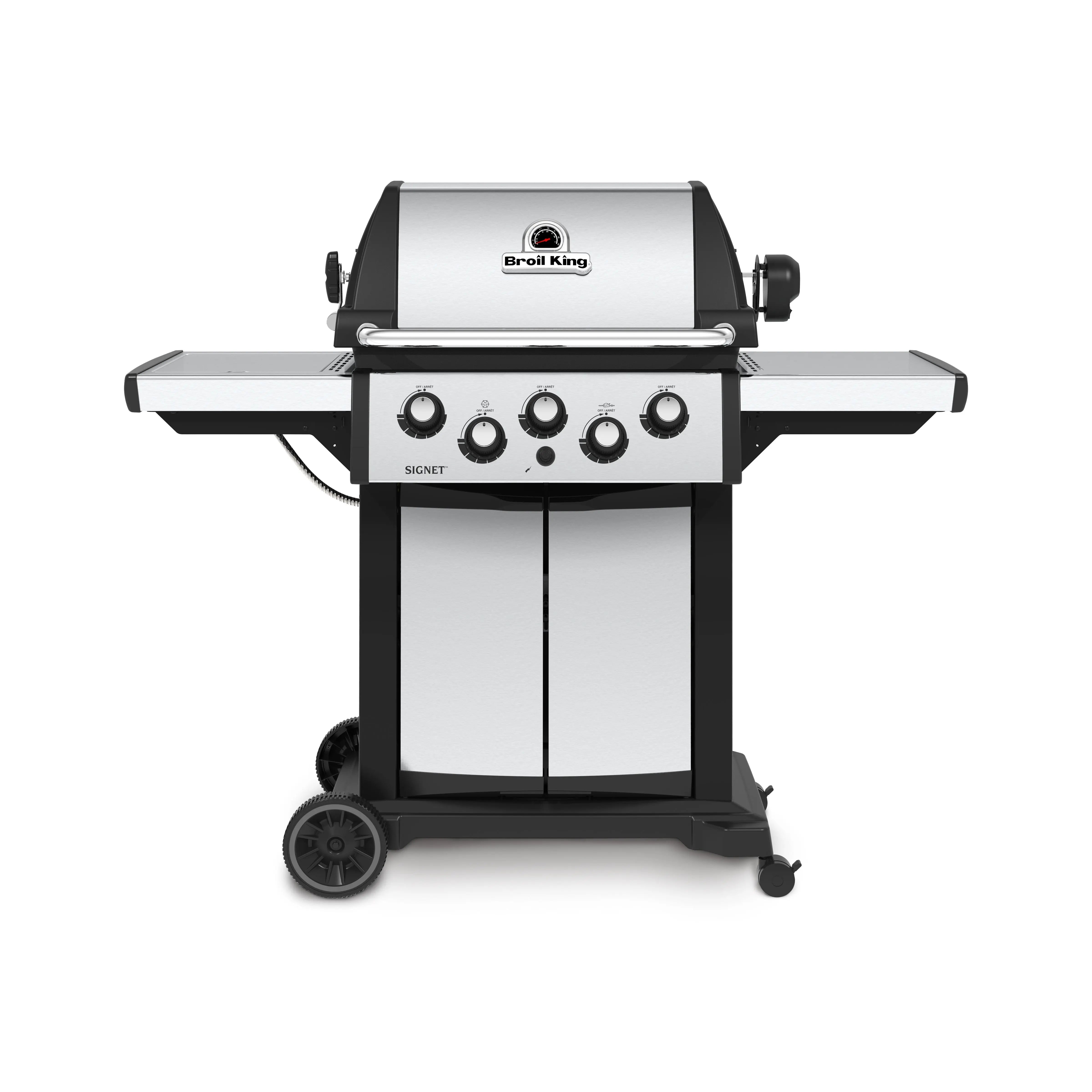 Broil King Signet 390 3-Burner Freestanding Gas Grill - w/ Side & Rotisserie Burners Broil King