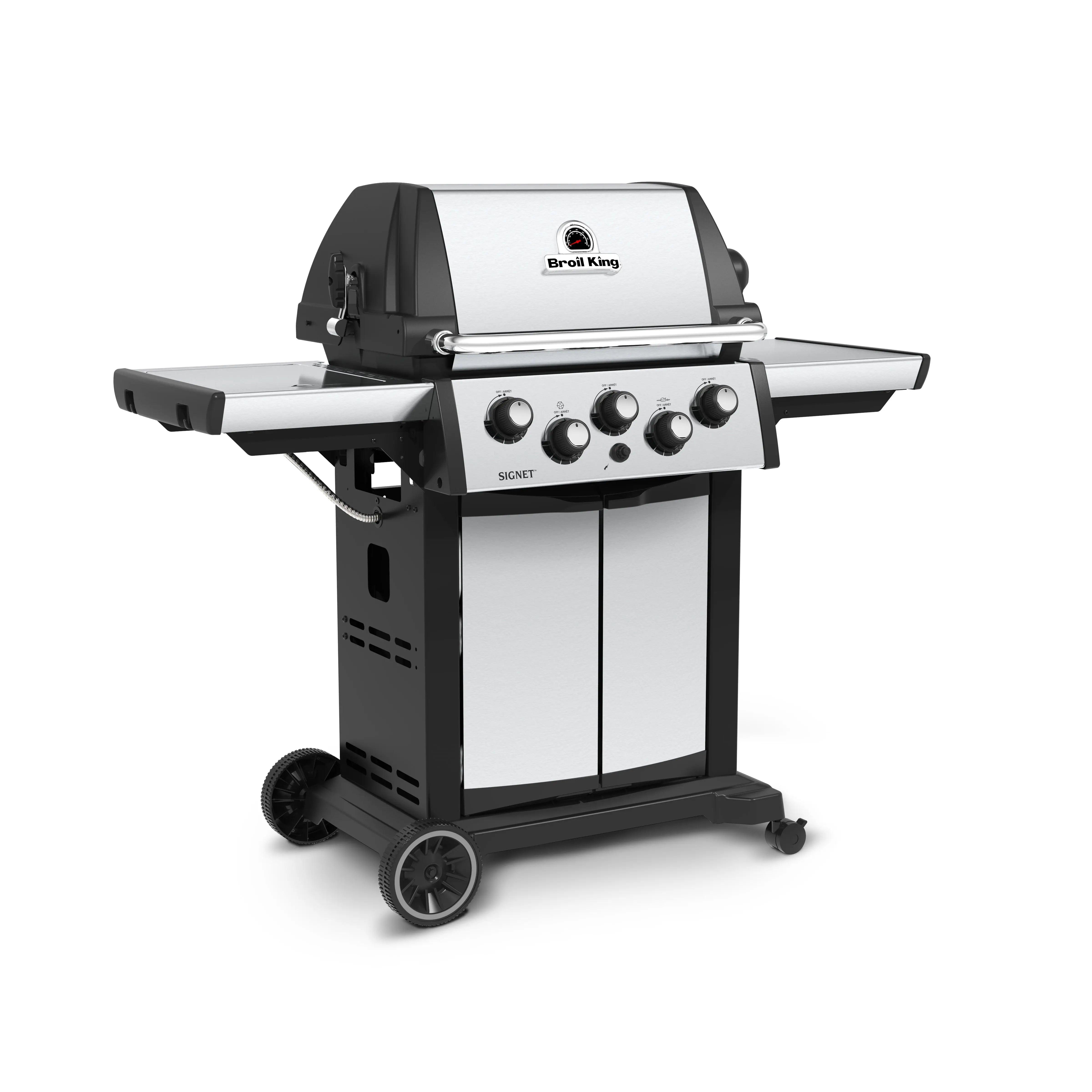 Broil King Signet 390 3-Burner Freestanding Gas Grill - w/ Side & Rotisserie Burners Broil King
