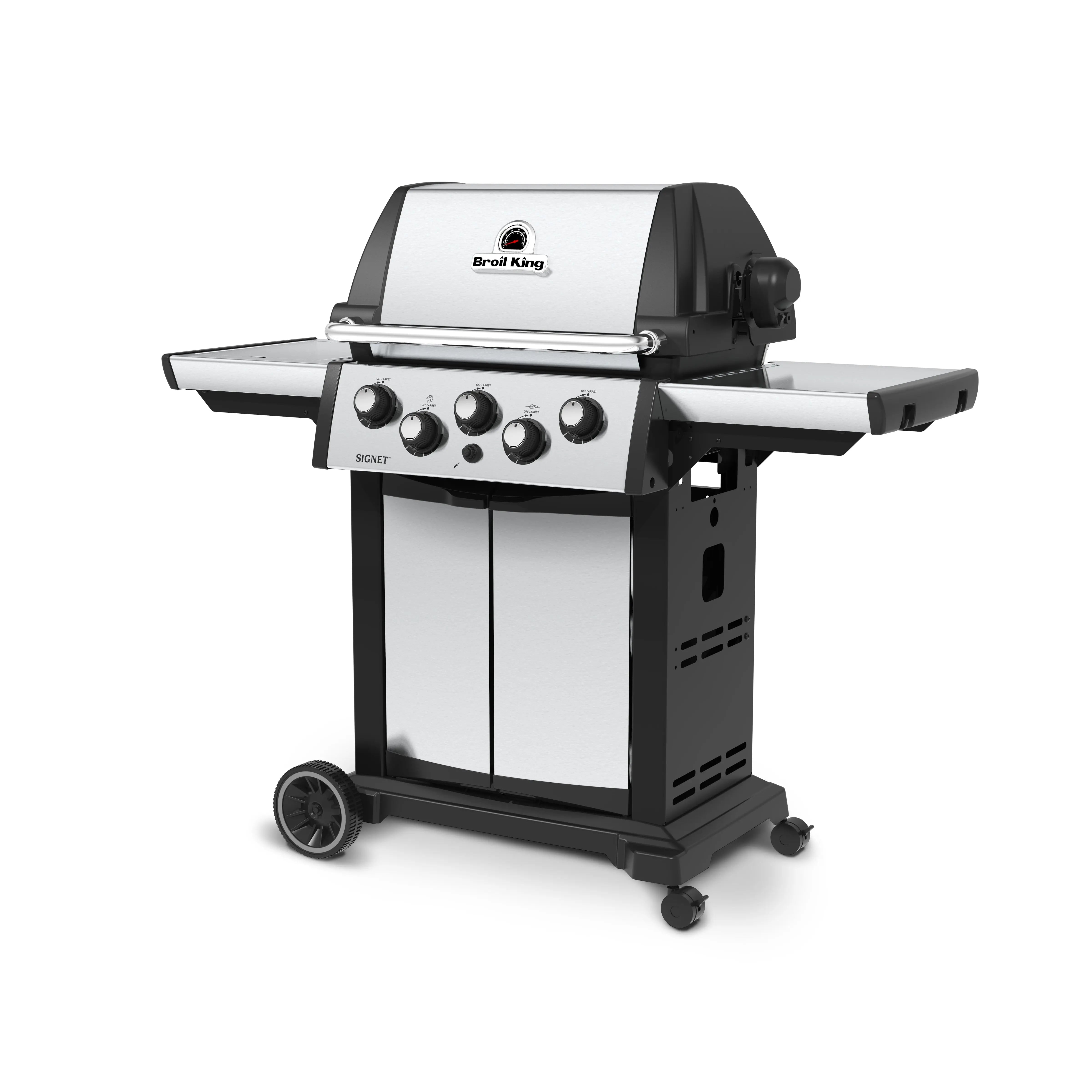 Broil King Signet 390 3-Burner Freestanding Gas Grill - w/ Side & Rotisserie Burners Broil King