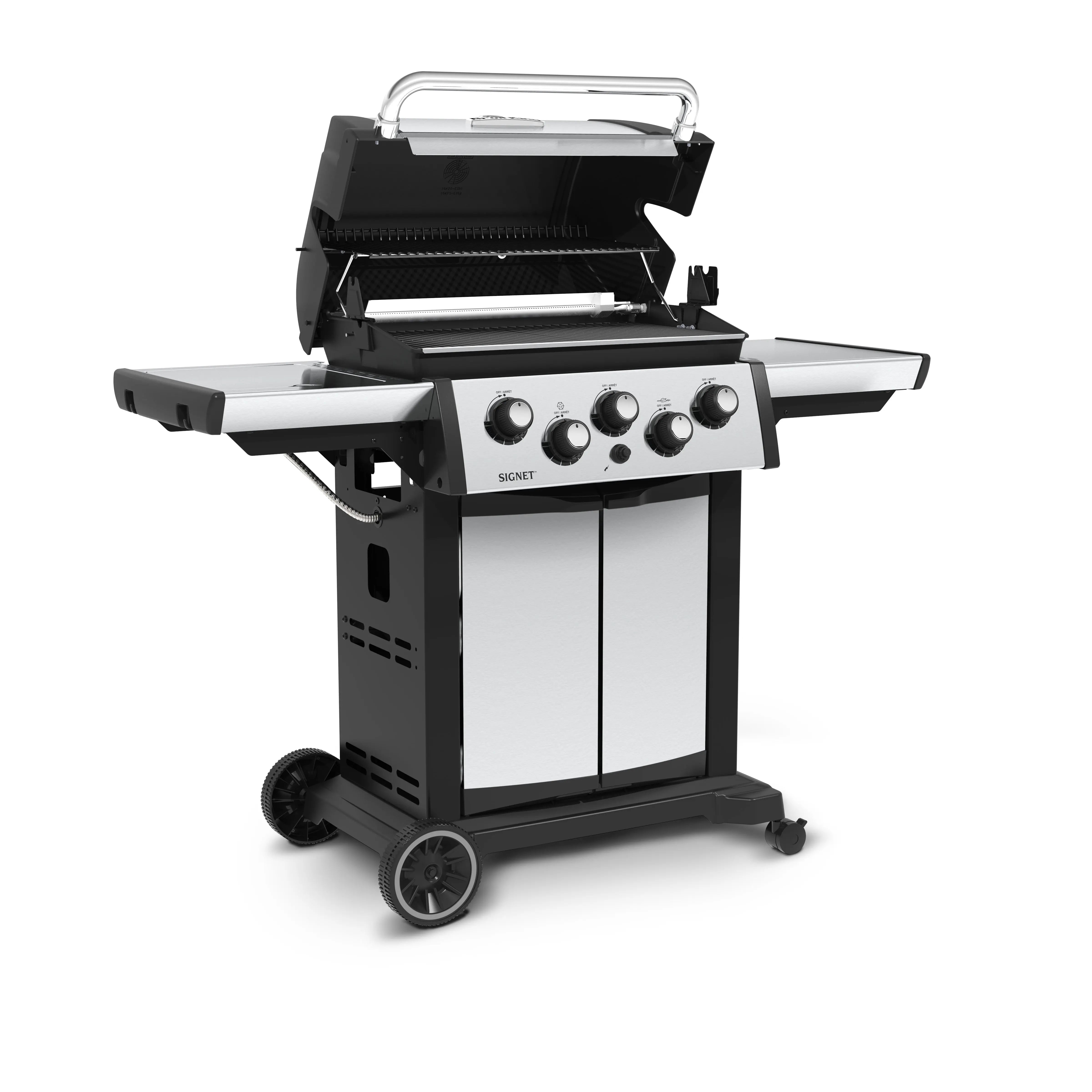 Broil King Signet 390 3-Burner Freestanding Gas Grill - w/ Side & Rotisserie Burners Broil King