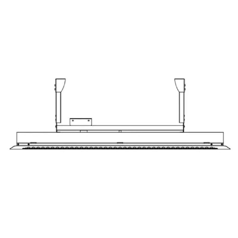 Bromic Heating - 36-Inch Ceiling Mount Tube Suspension Kit for Tungsten Electric Heaters - White - BH3130006 - Agent BBQ