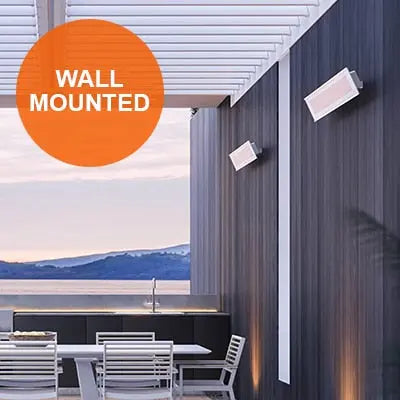 Bromic Heating - Platinum Smart-Heat 2300 Watt Radiant Infrared Outdoor Electric Heater - White - Agent BBQ