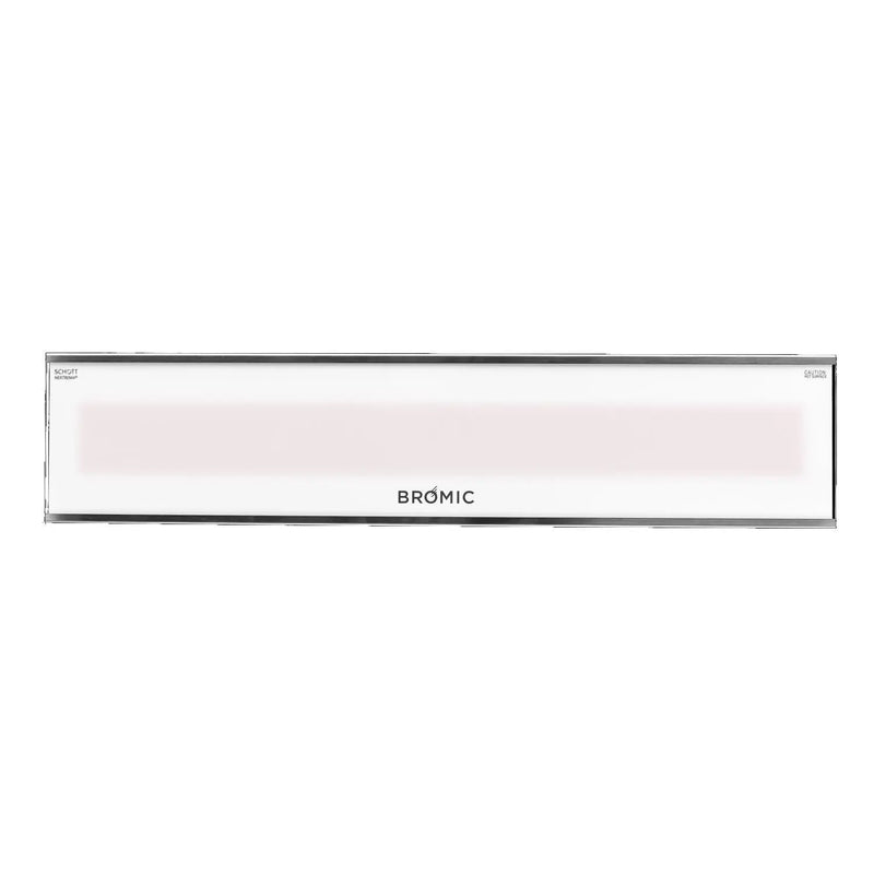 Bromic Heating - Platinum Smart-Heat Marine Grade 50-Inch 3400W Dual Element 240V Electric Infrared Heater - White - BH0320018 - Agent BBQ