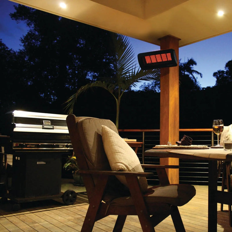 Bromic Heating - Tungsten 500 Smart-Heat 25-Inch 43,000 BTU Gas Patio Heater - Agent BBQ