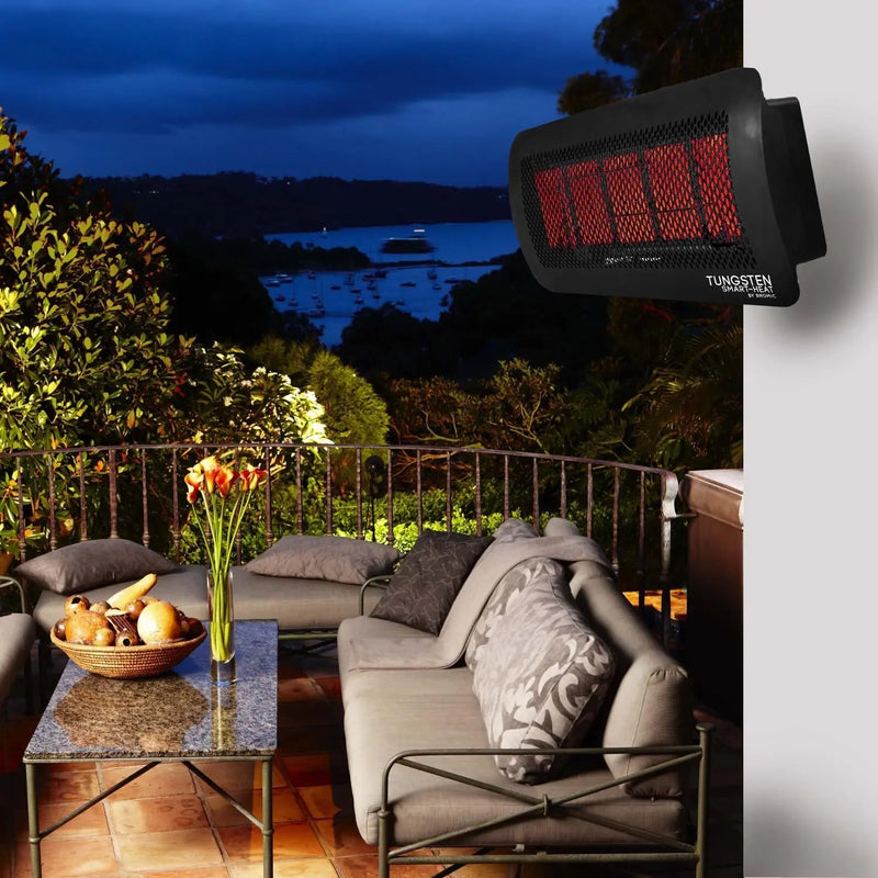 Bromic Heating - Tungsten 500 Smart-Heat 25-Inch 43,000 BTU Gas Patio Heater - Agent BBQ