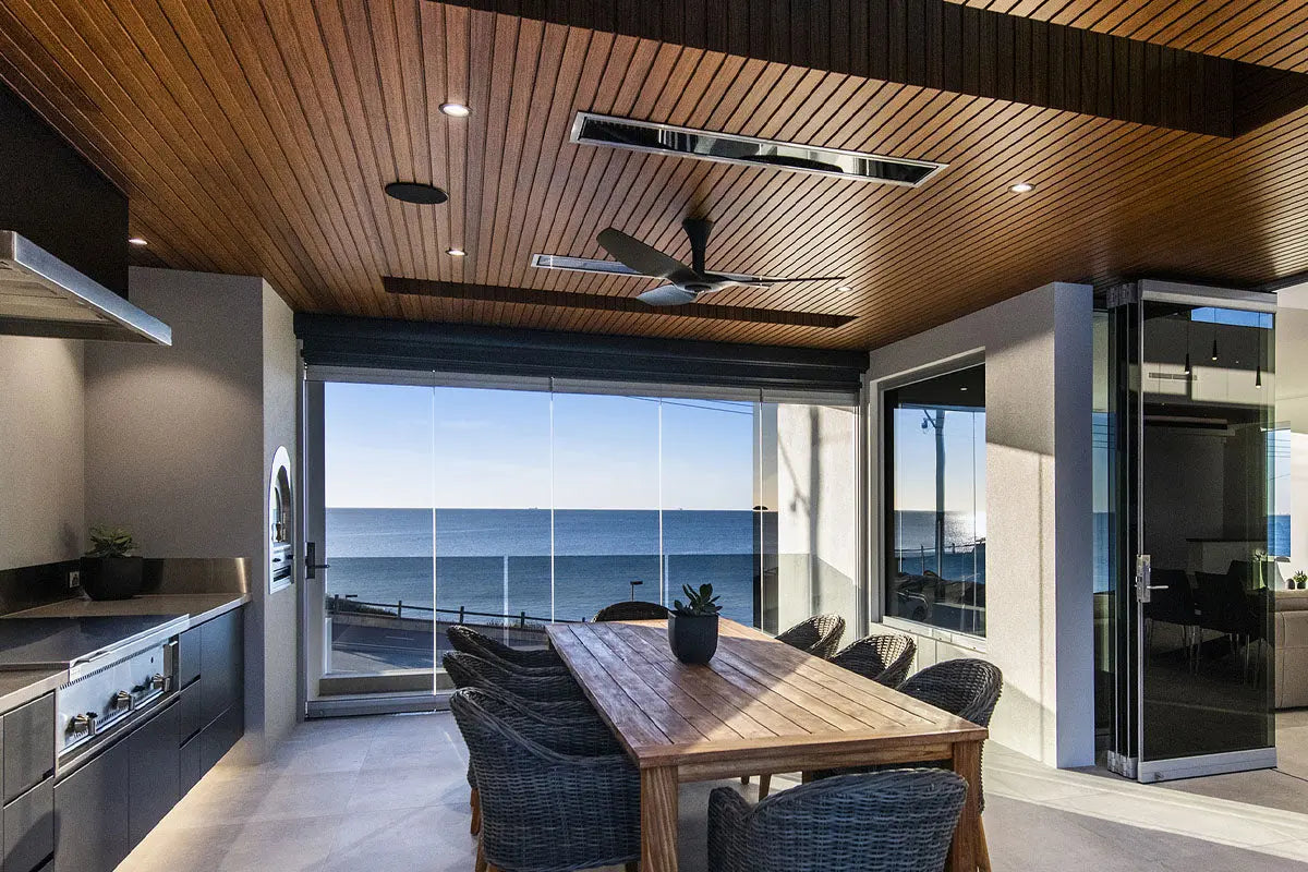 Bromic Platinum Marine Smart-Heat 4500 Watt Radiant Infrared Outdoor Electric Heater | Black | 208V Bromic Heating