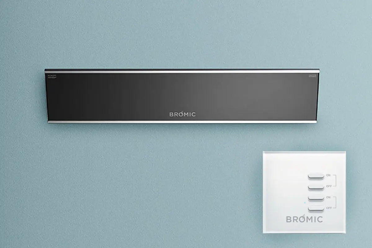 Bromic Platinum Smart-Heat 4500 Watt Radiant Infrared Outdoor Electric Heater | Black | 208V Bromic Heating
