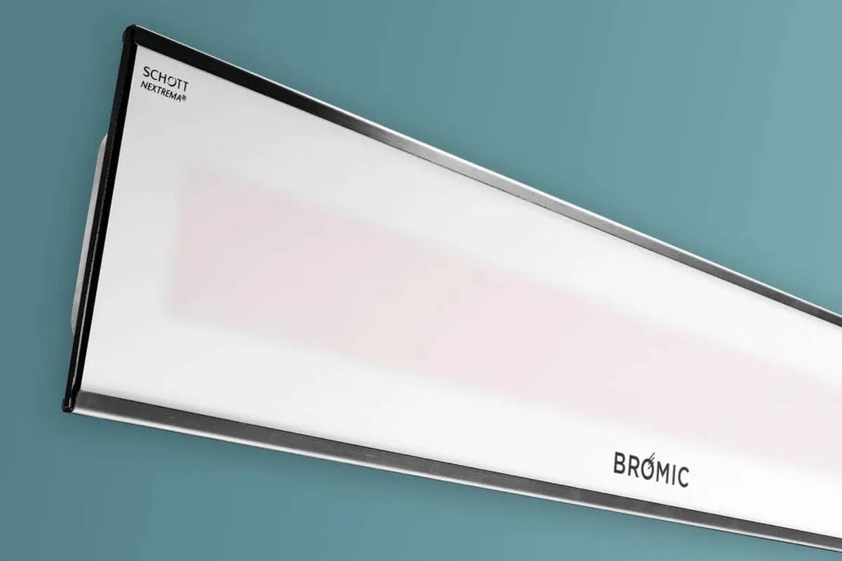 Bromic Platinum Smart-Heat 4500 Watt Radiant Infrared Outdoor Electric Heater | White | 240V Bromic Heating
