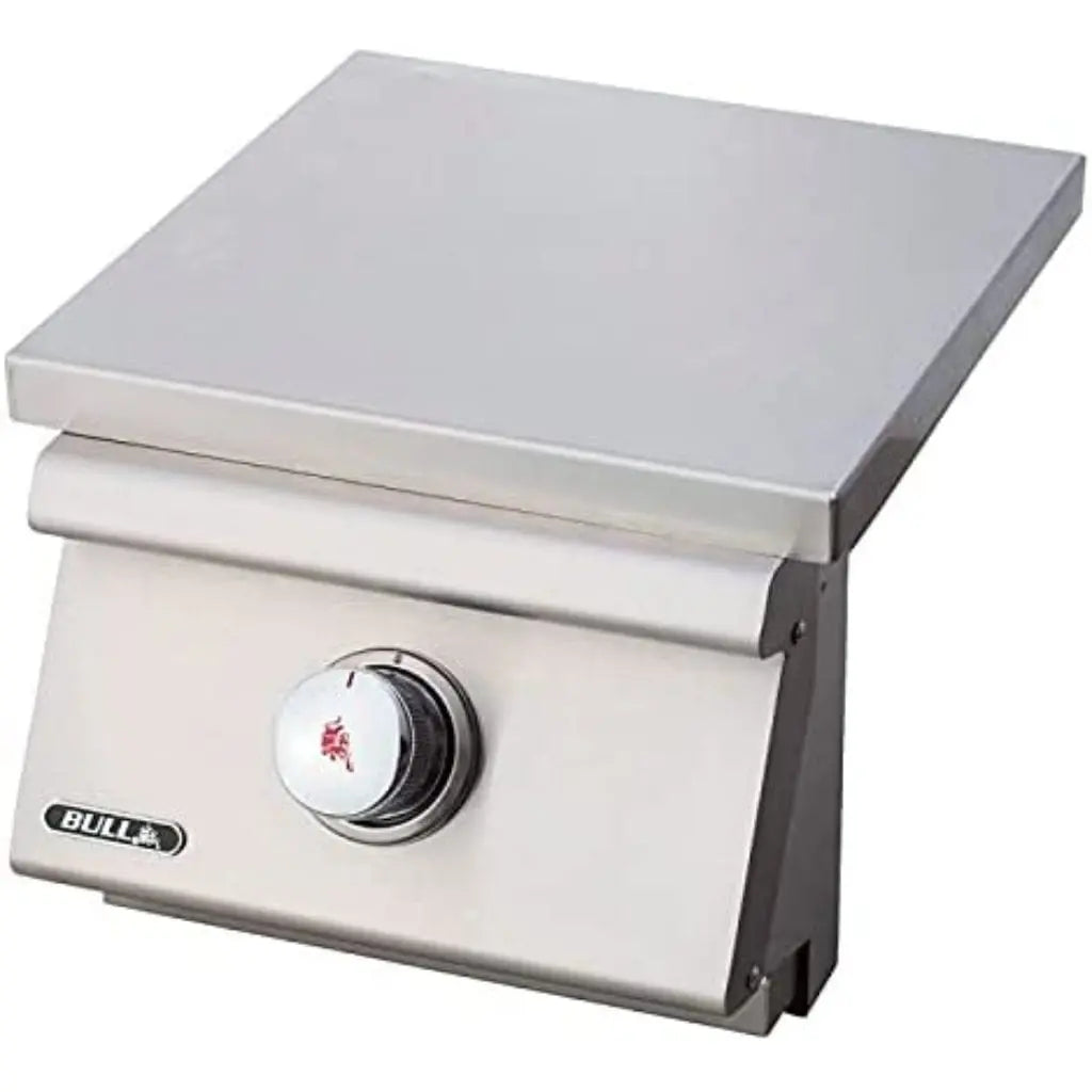 Bull 12" Built-In Pro Single Side Burner With Cover Bull Grills