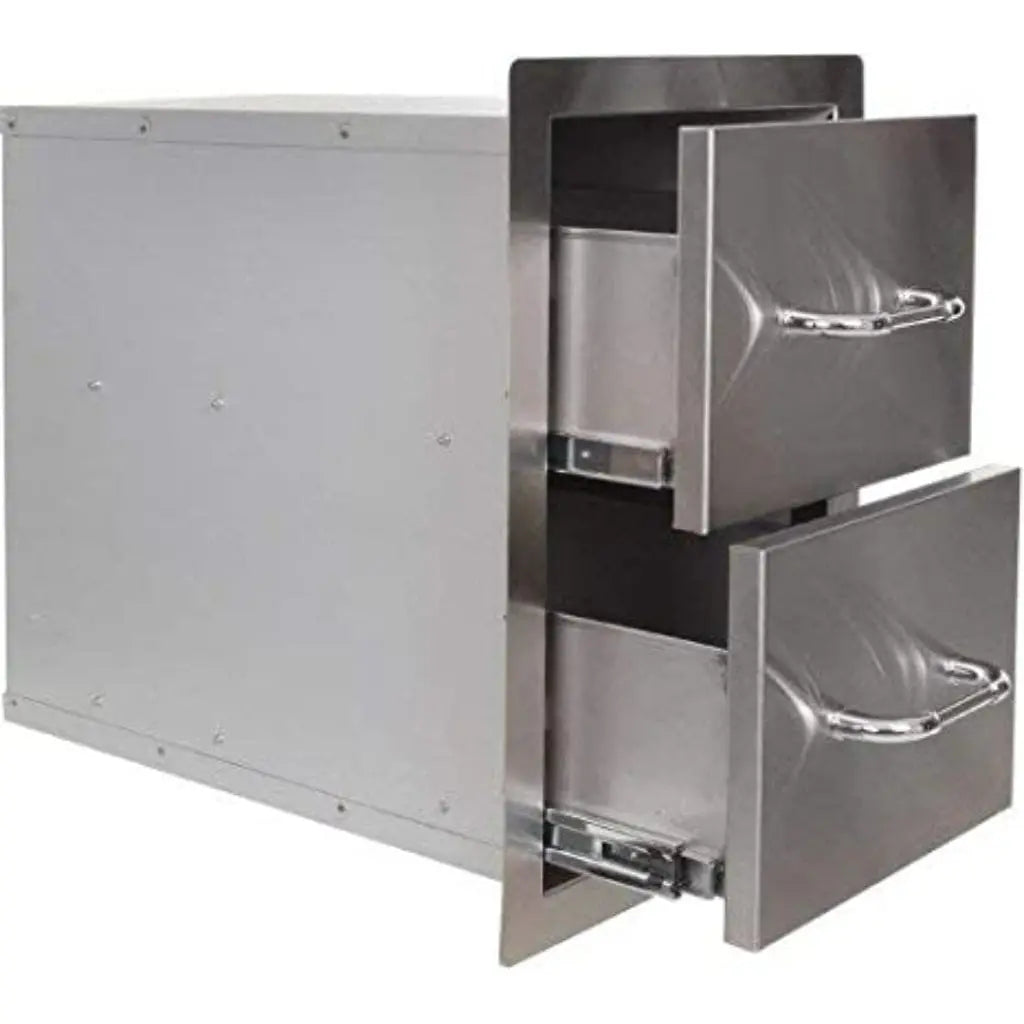 Bull 15" Stainless Steel Double Access Drawer Bull Grills