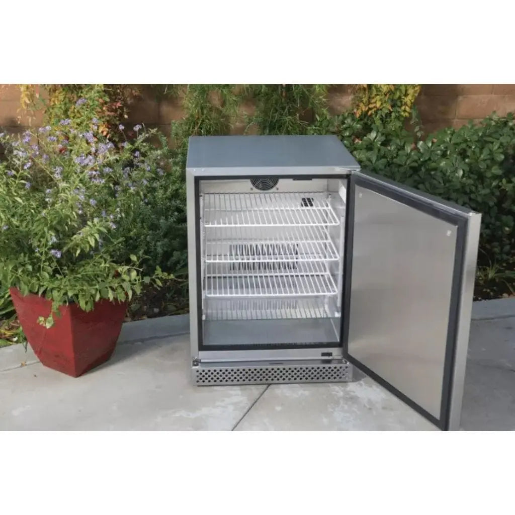 Bull 23" 4.9 Cu. Ft. Stainless Steel Premium Outdoor Refrigerator Series 2 Bull Grills