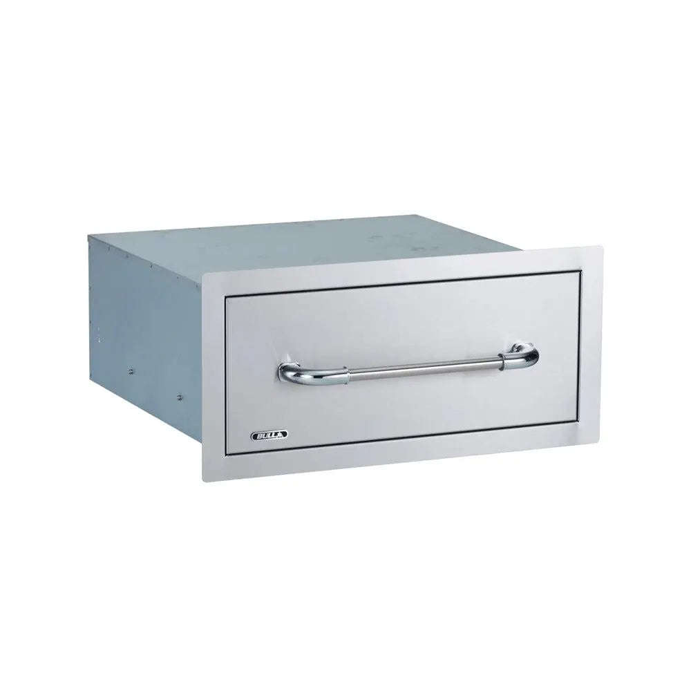 Bull 24-Inch Stainless Steel Large Single Access Drawer With Reveal Bull Grills