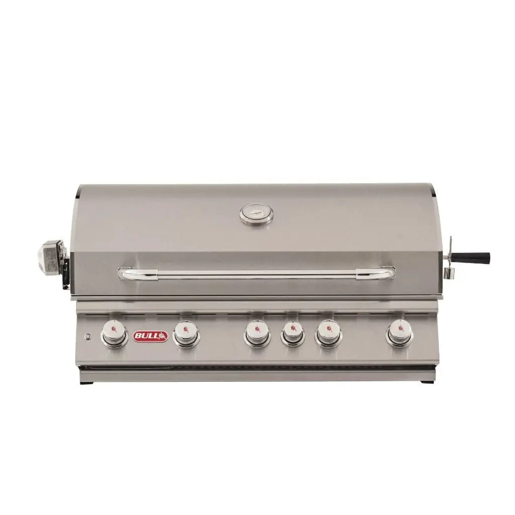 Bull 38" 5-Burner Brahma Built-In Gas Grill with Infrared Backburner & Rotisserie Bull Grills