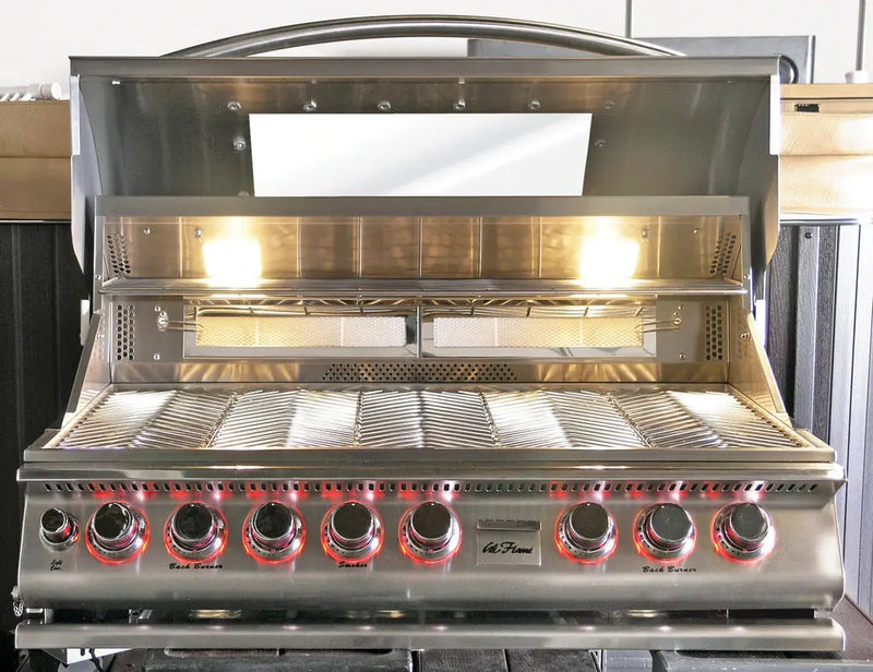 Cal Flame - BBQ Built In Grills - Convection Series - Top Gun Model - 5 Burner - BBQ19875CTG - Agent BBQ