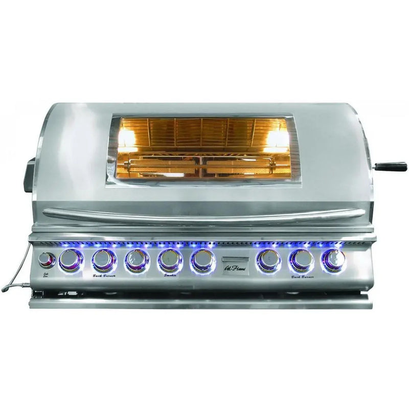 Cal Flame - BBQ Built In Grills - Convection Series - Top Gun Model - 5 Burner - BBQ19875CTG - Agent BBQ