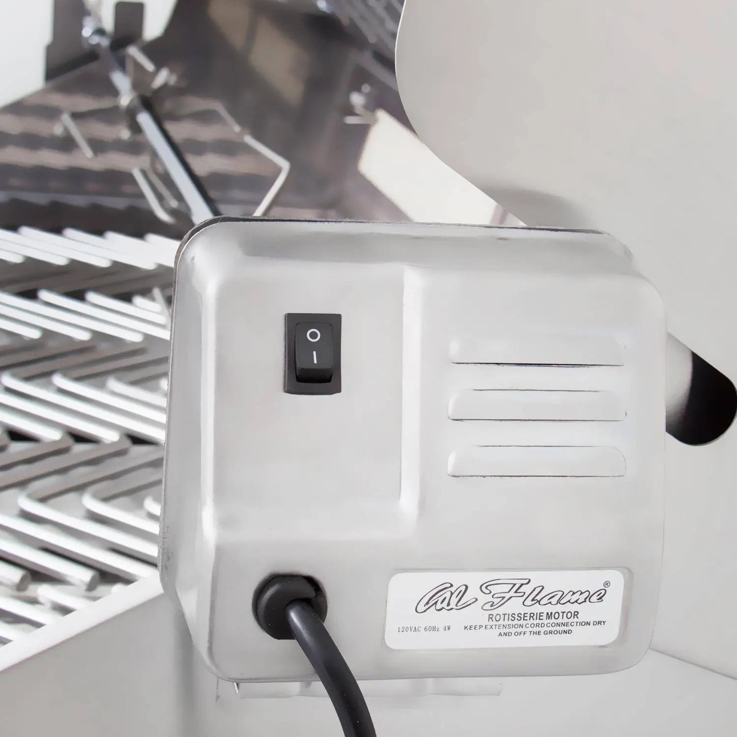 Cal Flame - BBQ Built In Grills P-Series 5 Burner with Lights, Rotisserie & Back Burner - BBQ19P05 - Agent BBQ