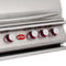 Cal Flame - BBQ Built In Grills P-Series 6 Burner with Lights, Rotisserie & Back Burner - Liquid Propane - BBQ19P06 - Agent BBQ