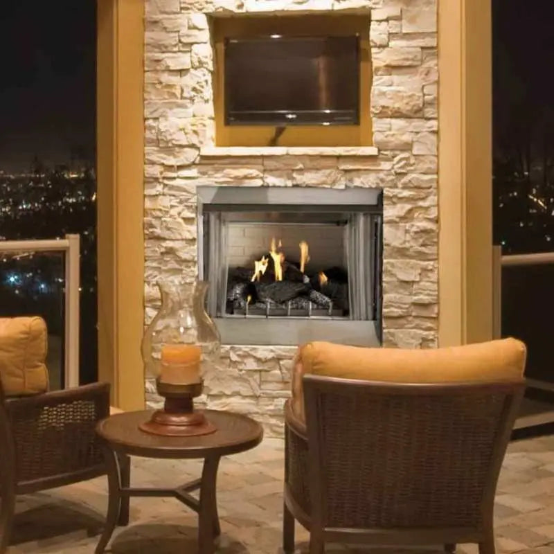 Carol Rose 42-Inch Vent Free Premium Outdoor Stainless Steel Firebox Empire Comfort Systems