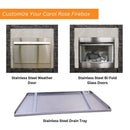 Carol Rose 42-Inch Vent Free Premium Outdoor Stainless Steel Firebox Empire Comfort Systems