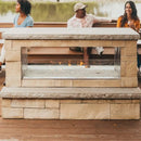 Carol Rose 48-Inch See Through Vent Free Outdoor Gas Linear Fireplace Empire Comfort Systems