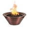 Cazo Hammered Copper Fire Bowl- OPT-101-24NWF The Outdoor Plus