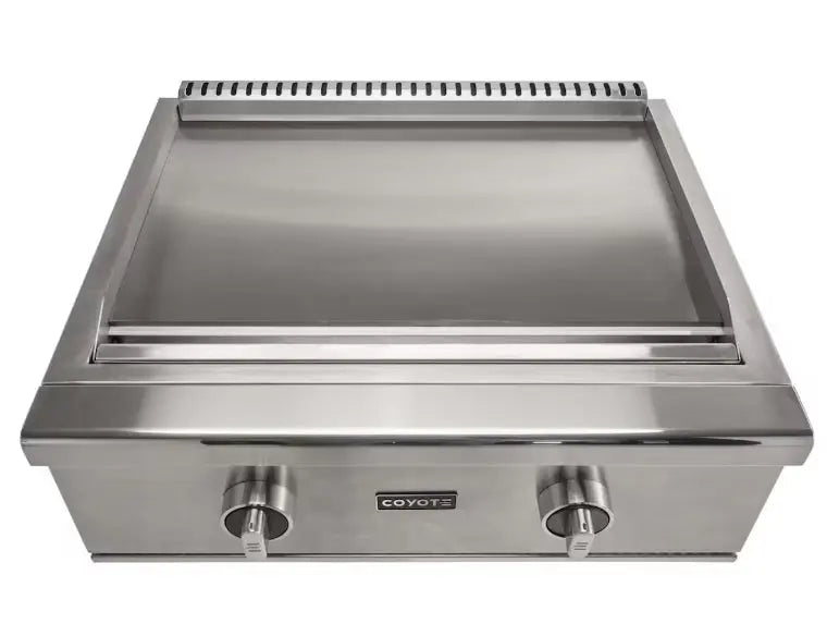 Coyote 30 Inch Built-In Flat Top Griddle Coyote Outdoor Living