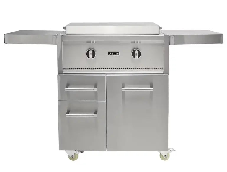 Coyote 30 Inch Built-In Flat Top Griddle Coyote Outdoor Living
