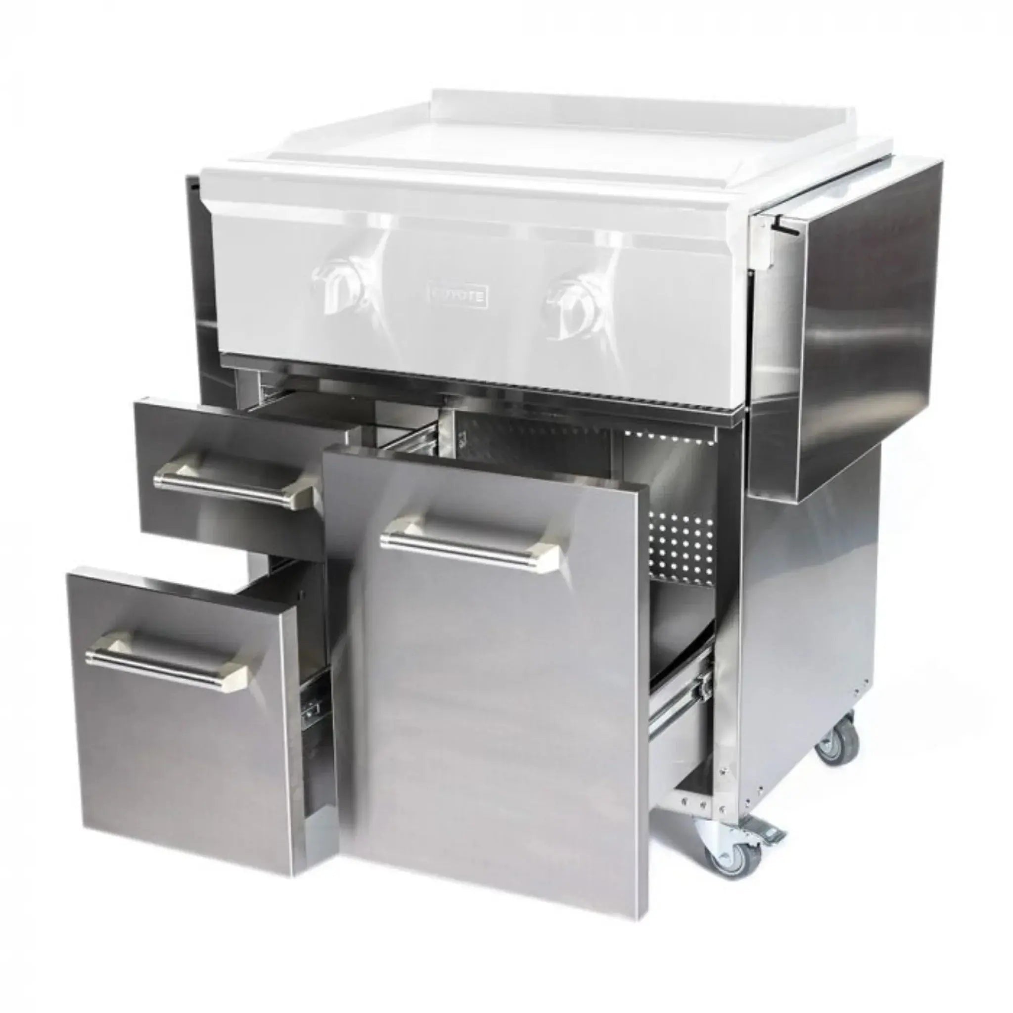 Coyote 30" Flat Top Griddle Cart - C3FTCART Coyote Outdoor Living