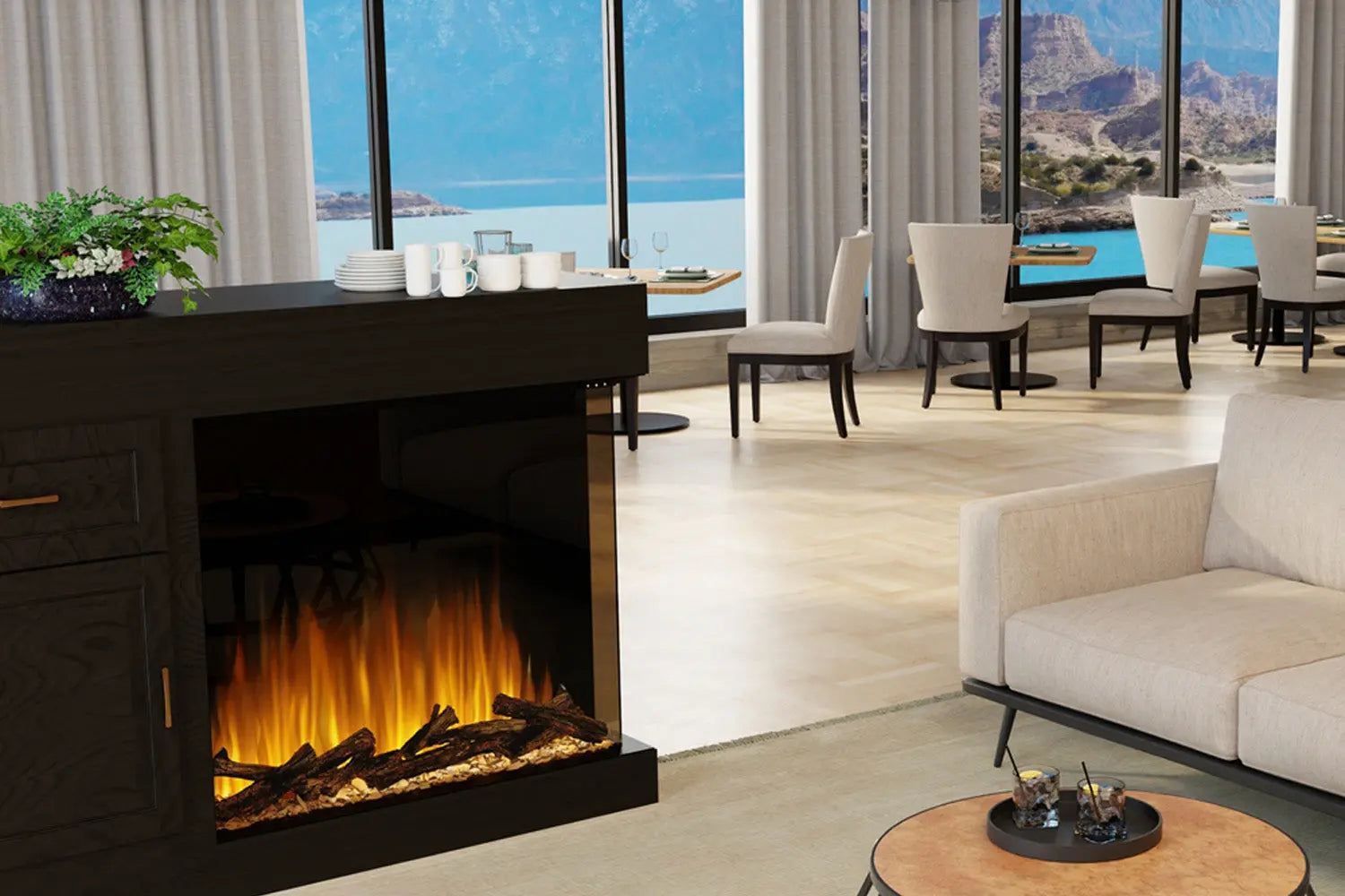 Dimplex Ignite Aspire 42" Smart Built-In Portrait Electric Firebox Dimplex