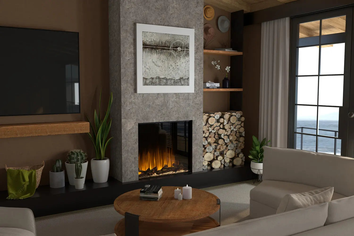 Dimplex Ignite Aspire 42" Smart Built-In Portrait Electric Firebox Dimplex
