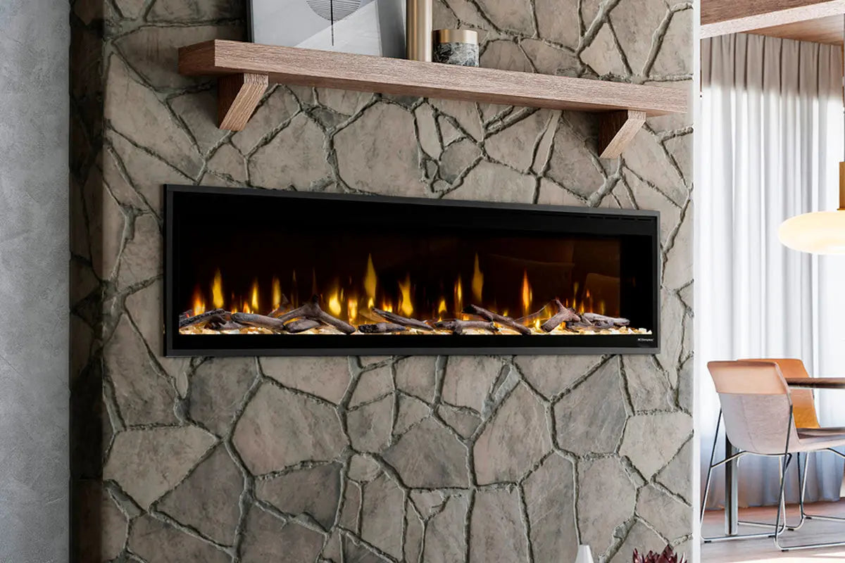 Dimplex Ignite Evolve 74" Smart Linear Recessed / Built in Electric Fireplace Dimplex
