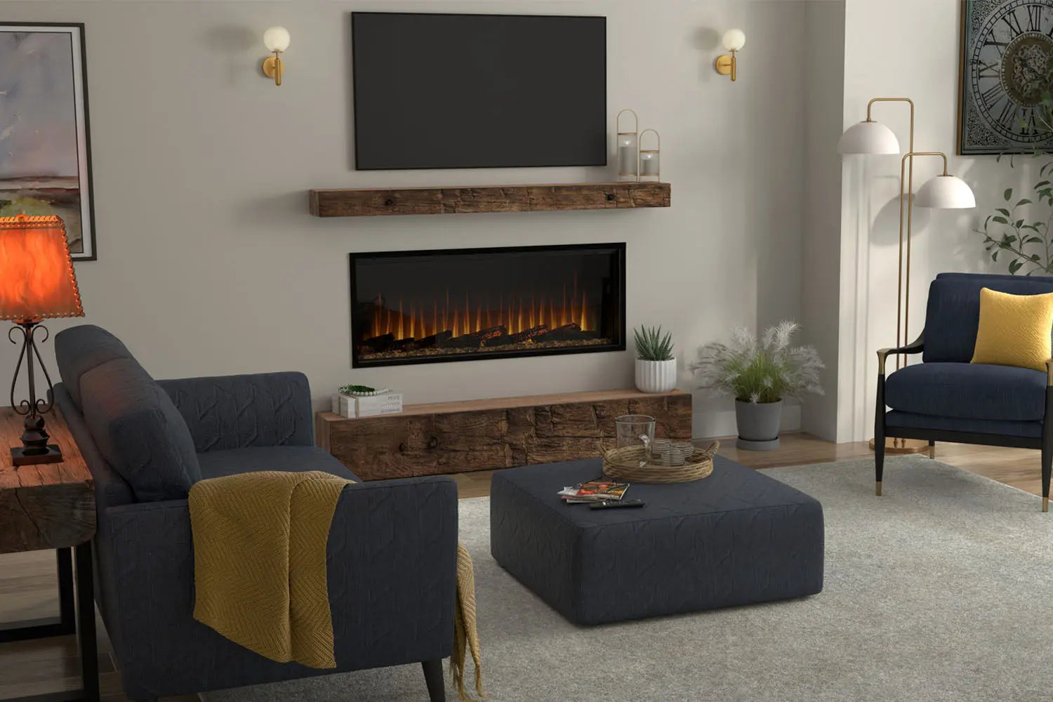 Dimplex Ignite Ultra 50" Smart Linear Multi-Side View Built-In Electric Fireplace Dimplex