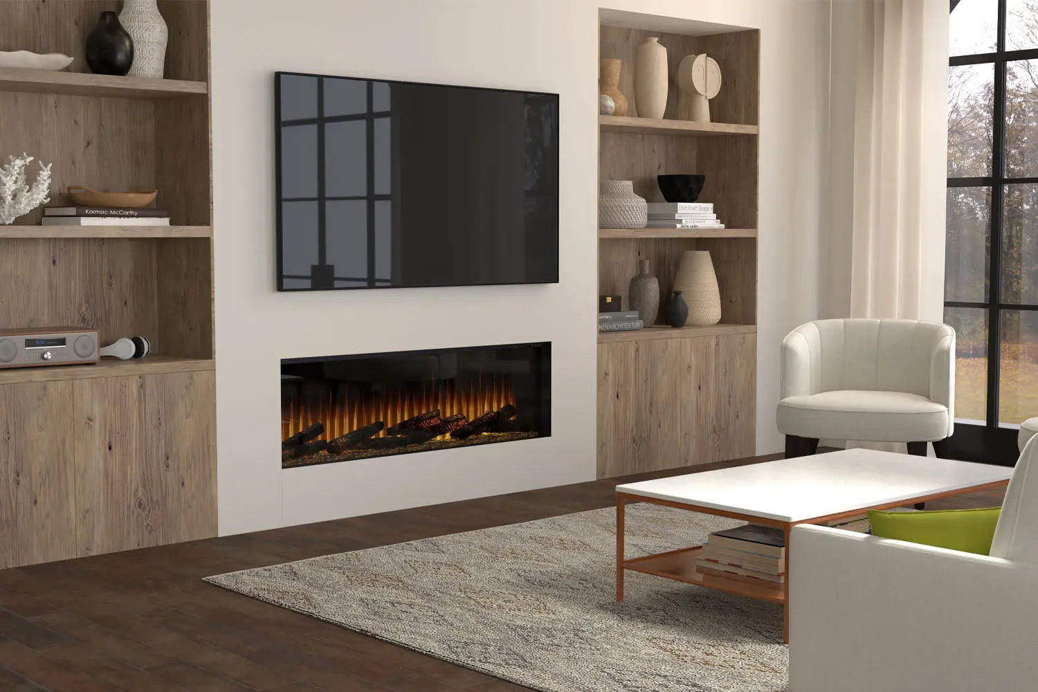 Dimplex Ignite Ultra 60-Inch Smart Linear Multi-Side View Built-In Electric Fireplace Dimplex