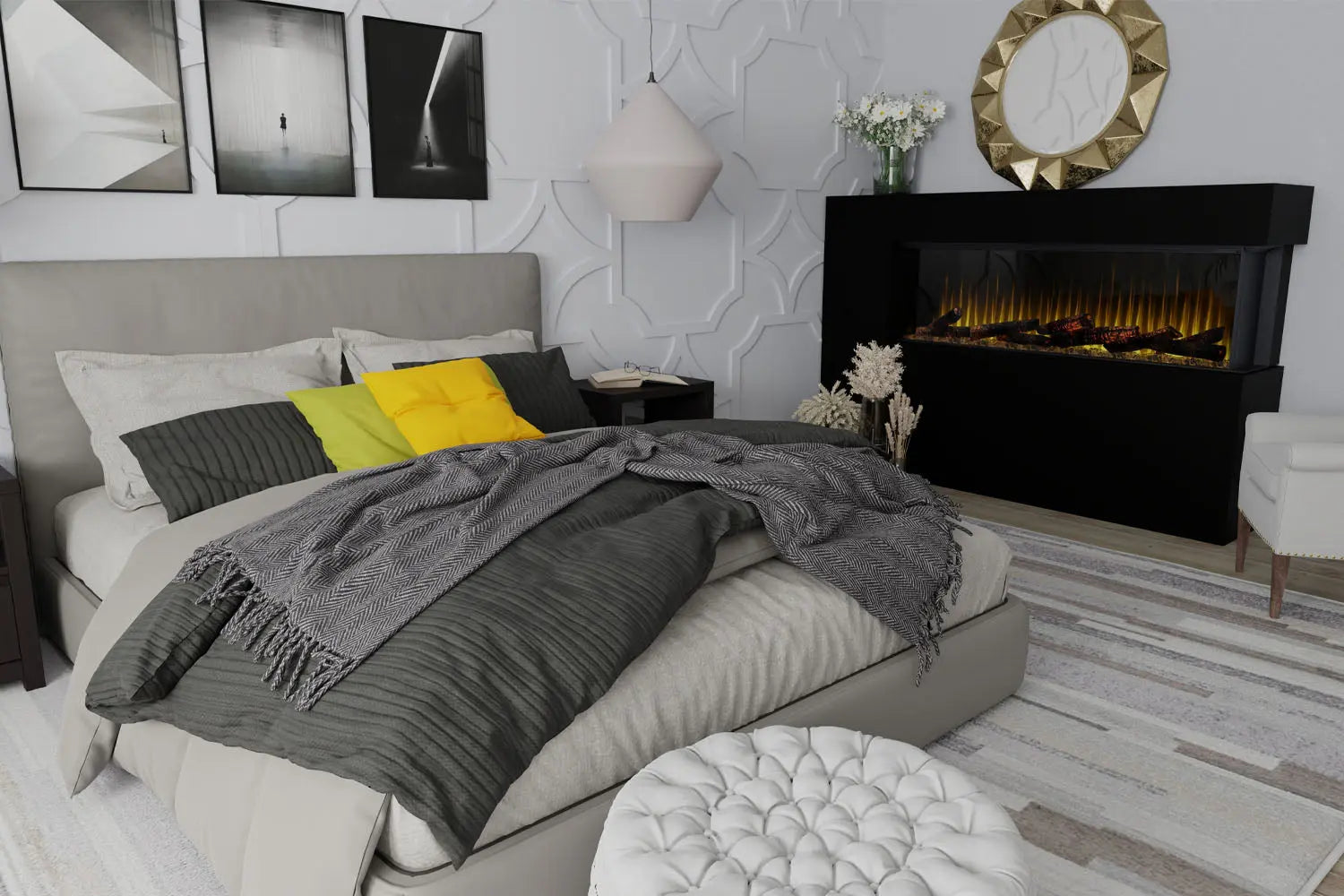Dimplex Ignite Ultra 60-Inch Smart Linear Multi-Side View Built-In Electric Fireplace Dimplex