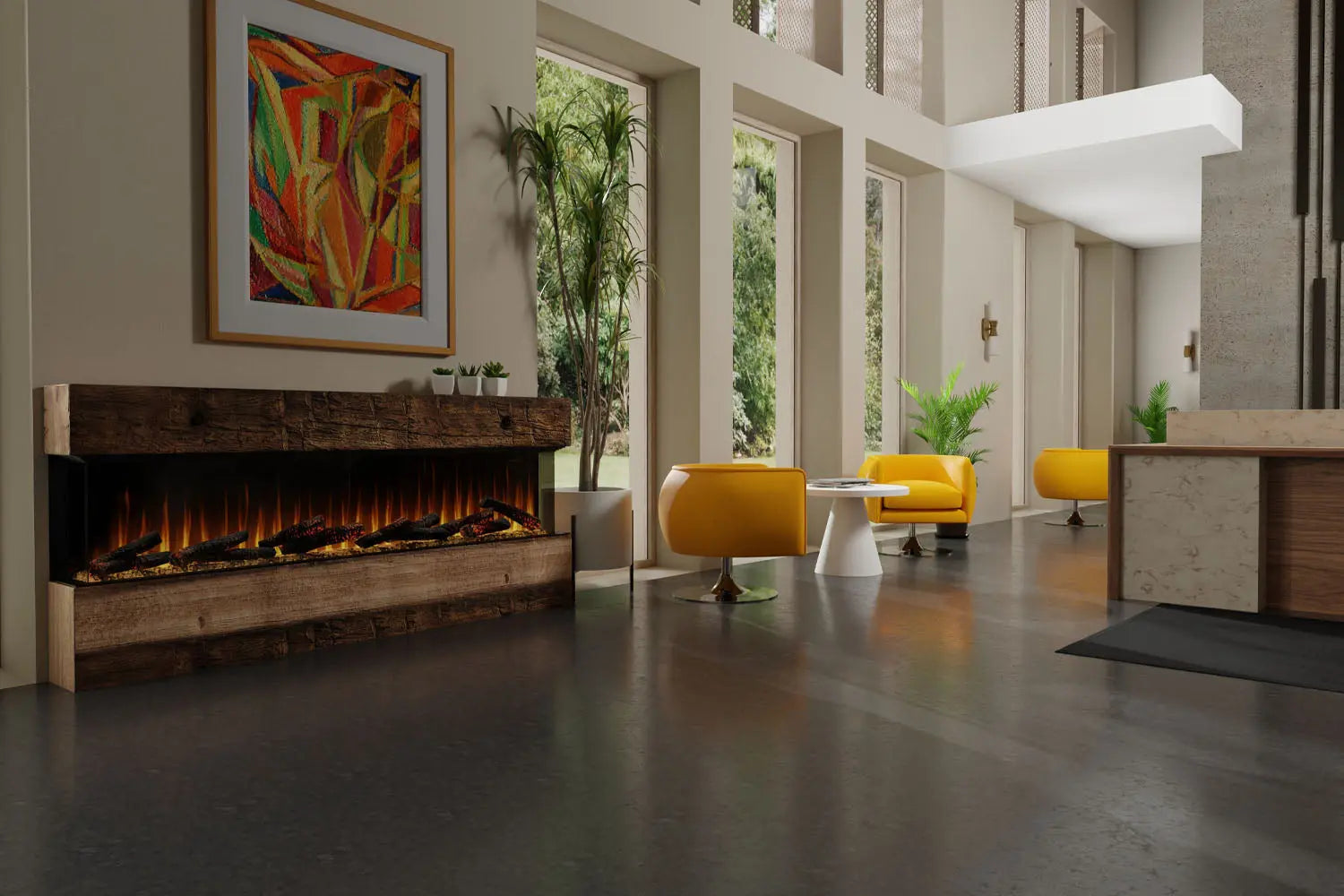 Dimplex Ignite Ultra 88-Inch Smart Linear Multi-Side View Built-In Electric Fireplace Dimplex