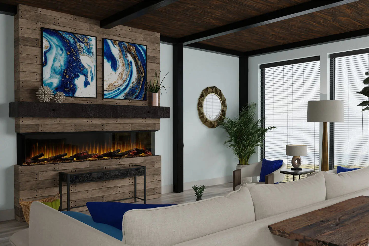 Dimplex Ignite Ultra 88-Inch Smart Linear Multi-Side View Built-In Electric Fireplace Dimplex